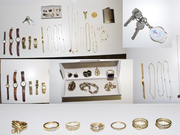 Diesen Schmuck hat die Polizei bei einer Pflegerin gefunden. Geschädigte werden gesucht. Diesen Schmuck hat die Polizei bei einer Pflegerin gefunden. Geschädigte werden gesucht.