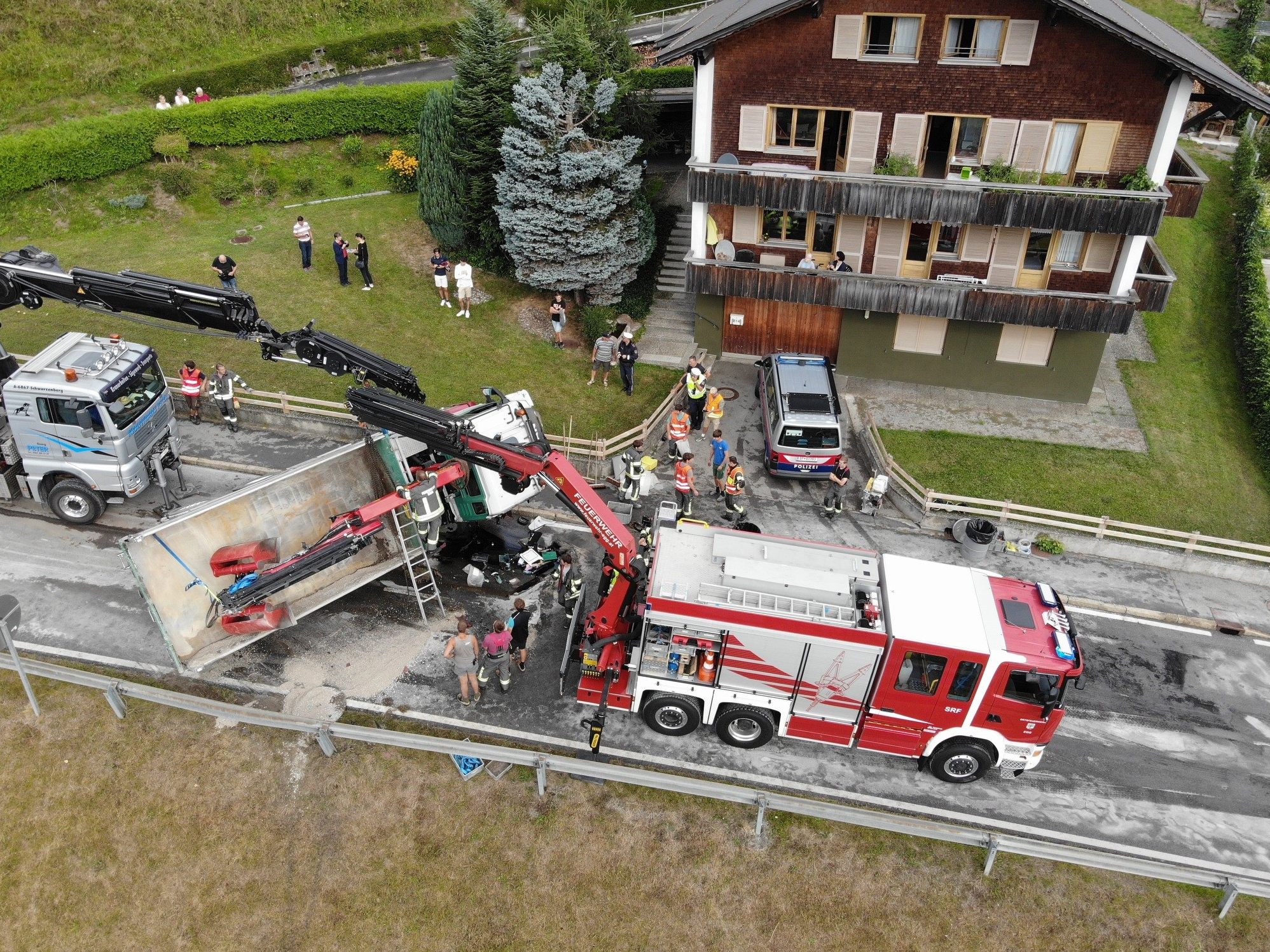 Am Donnerstagvormittag kam es in Egg zu einem Unfall. Am Donnerstagvormittag kam es in Egg zu einem Unfall.