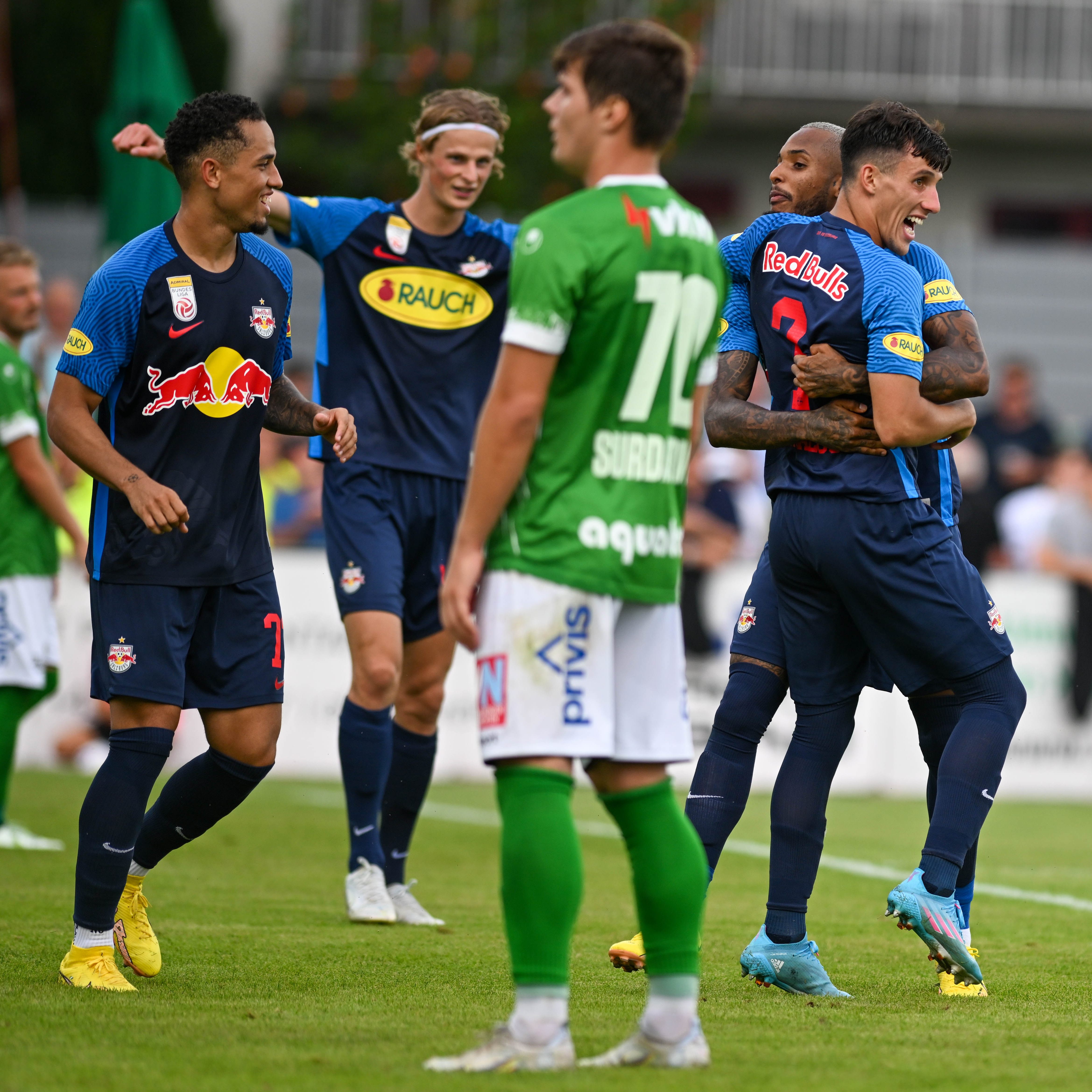 Die Lustenauer mussten den Gästen heute gleich sechs Mal beim Jubeln zuschauen.