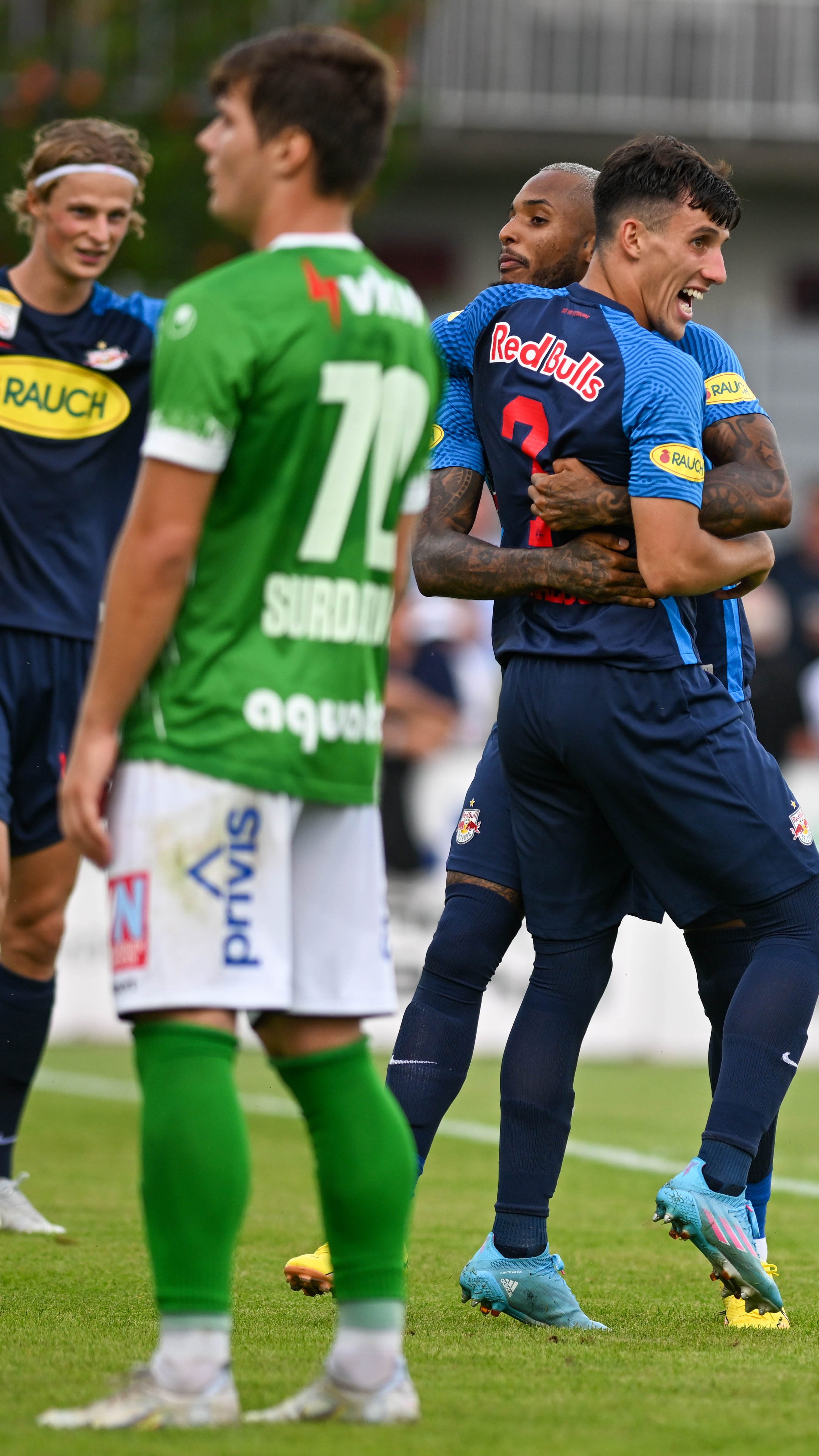 Die Lustenauer mussten den Gästen heute gleich sechs Mal beim Jubeln zuschauen.