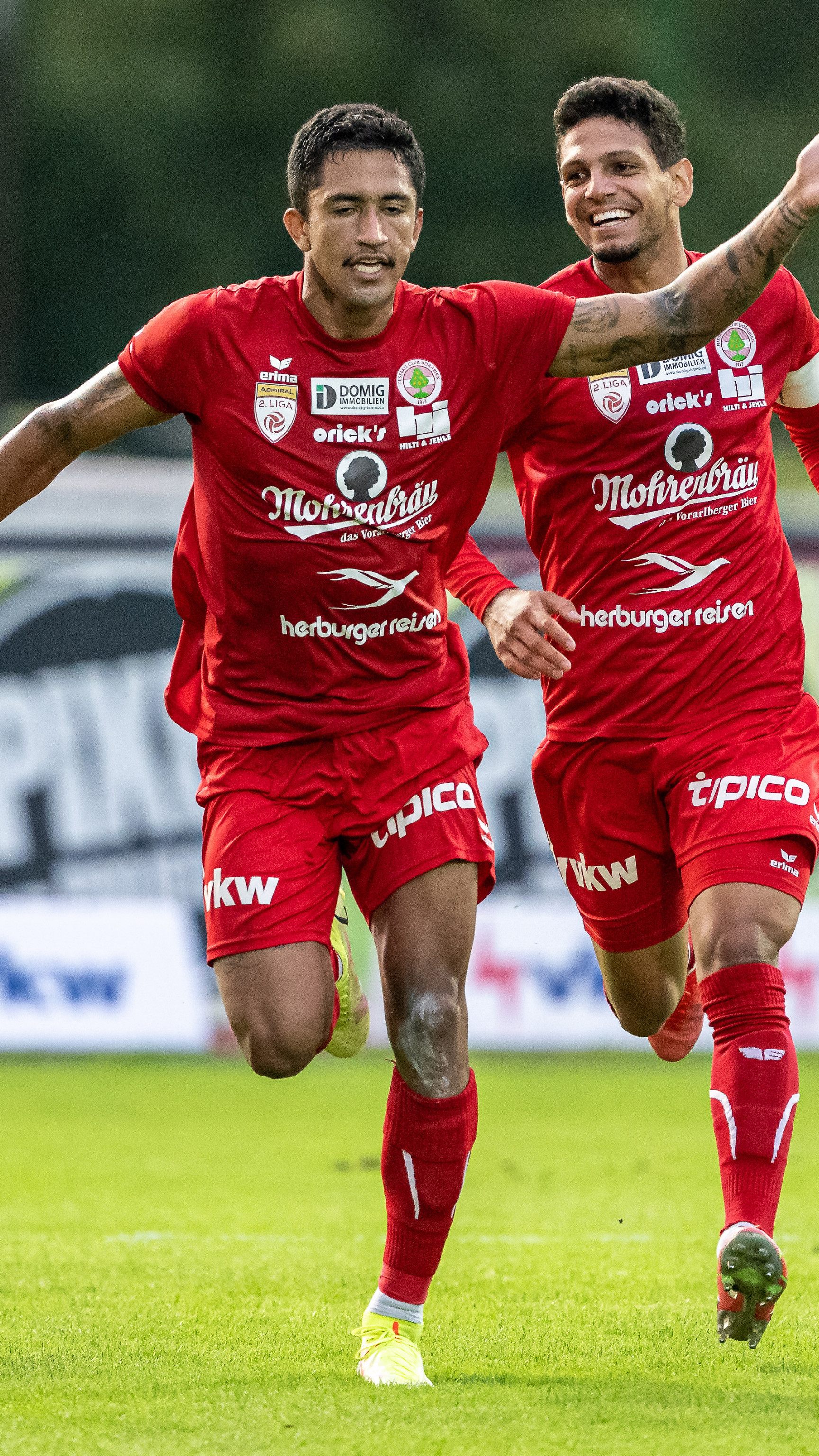 Der FC Dornbirn jubelte über einen verdienten Erfolg gegen Hartberg.