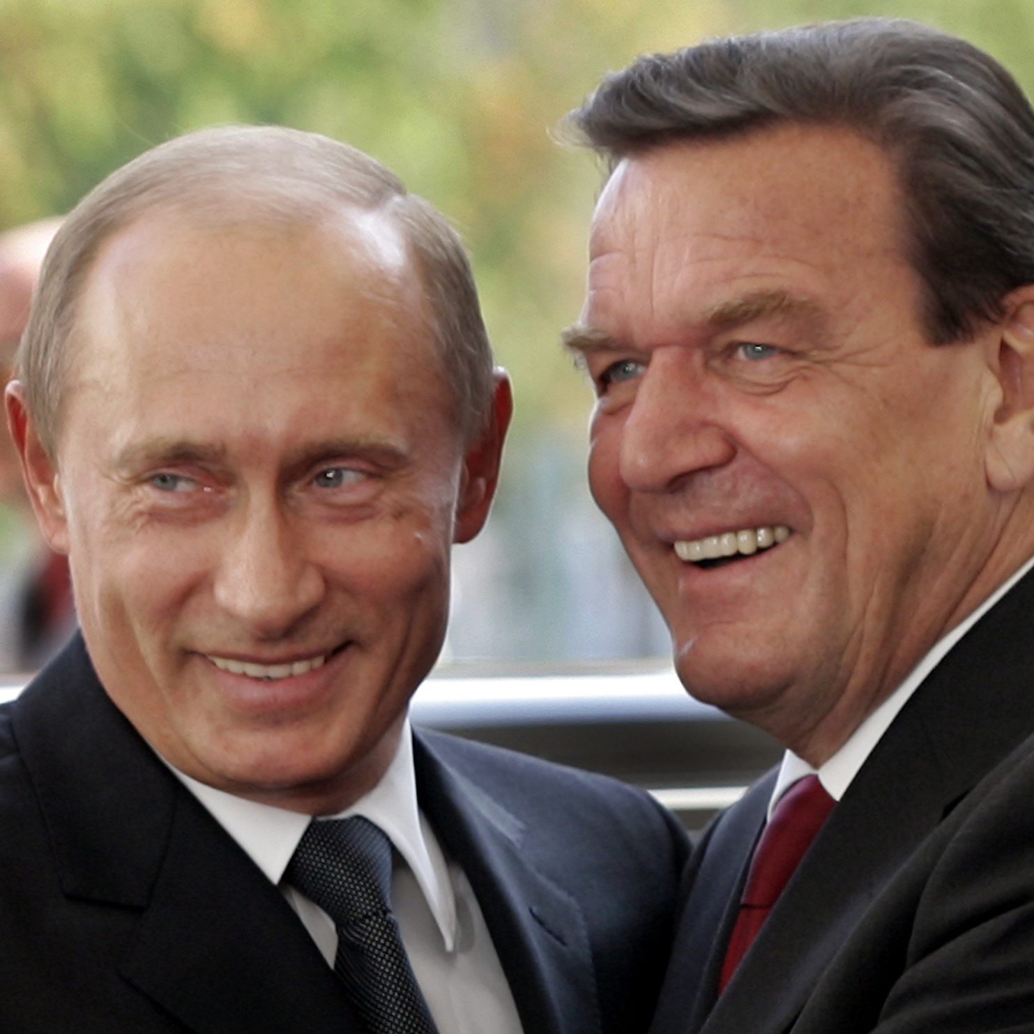 Gute Freunde: Putin und Schröder.