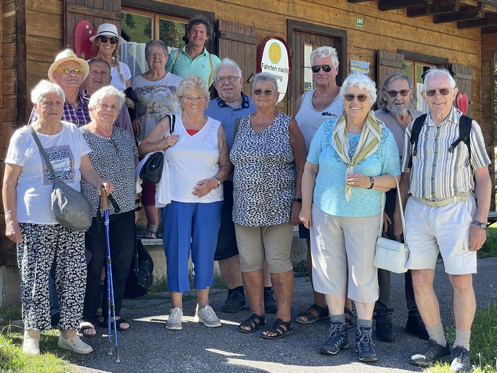 Einen herrlichen Tag in der Natur verbrachten die Mitglieder des PVÖ Koblach