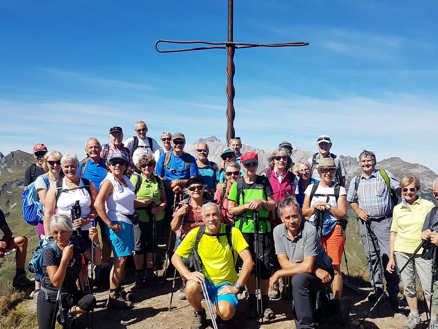 Bei Traumwetter wanderten die Bergfreunde vom Seniorenbund zu den Golmer-Seen Bei Traumwetter wanderten die Bergfreunde vom Seniorenbund zu den Golmer-Seen