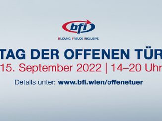 Das BFI Wien lädt zum Tag der offenen Tür am 15. September 2022 ein. Das BFI Wien lädt zum Tag der offenen Tür am 15. September 2022 ein.