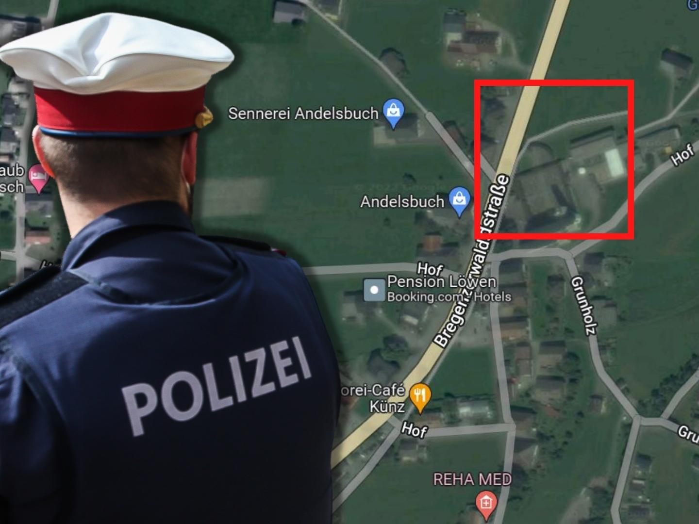 Bei dem Unfall in Andelsbuch wurden drei Personen verletzt.
