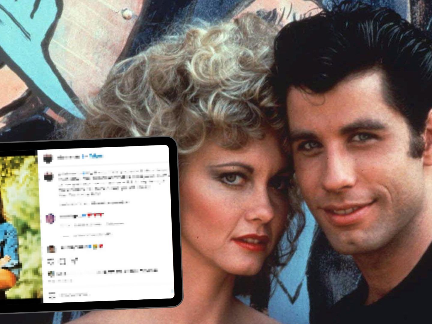 Auf Instagram verabschiedete sich John Travolta von seiner "Sandy". Auf Instagram verabschiedete sich John Travolta von seiner "Sandy".
