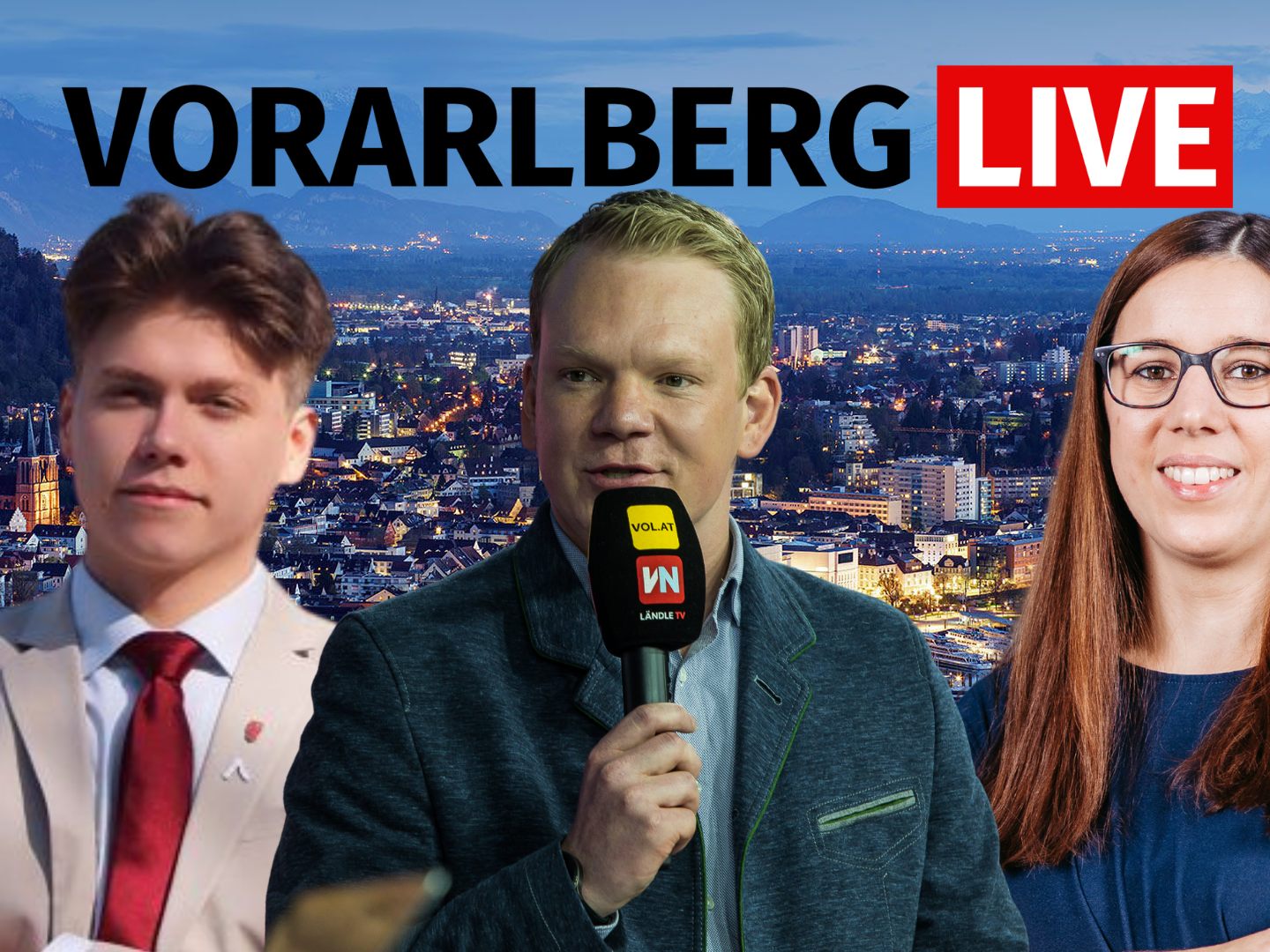 Christof Bitschi und Elias Wehinger bei "Vorarlberg LIVE". Christof Bitschi und Elias Wehinger bei "Vorarlberg LIVE".