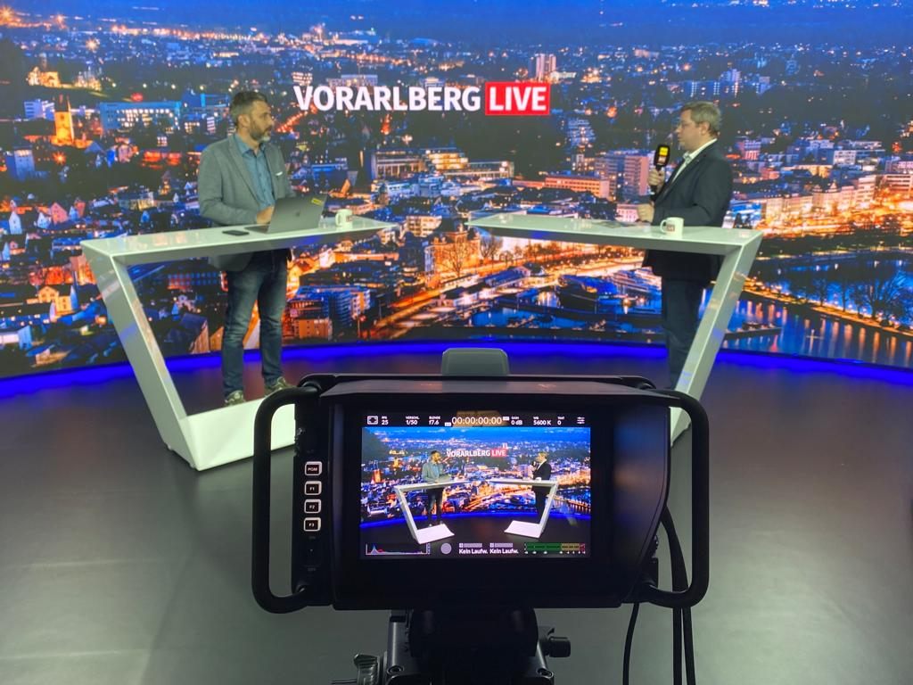 Philipp Kloimstein bei "Vorarlberg LIVE". Philipp Kloimstein bei "Vorarlberg LIVE".