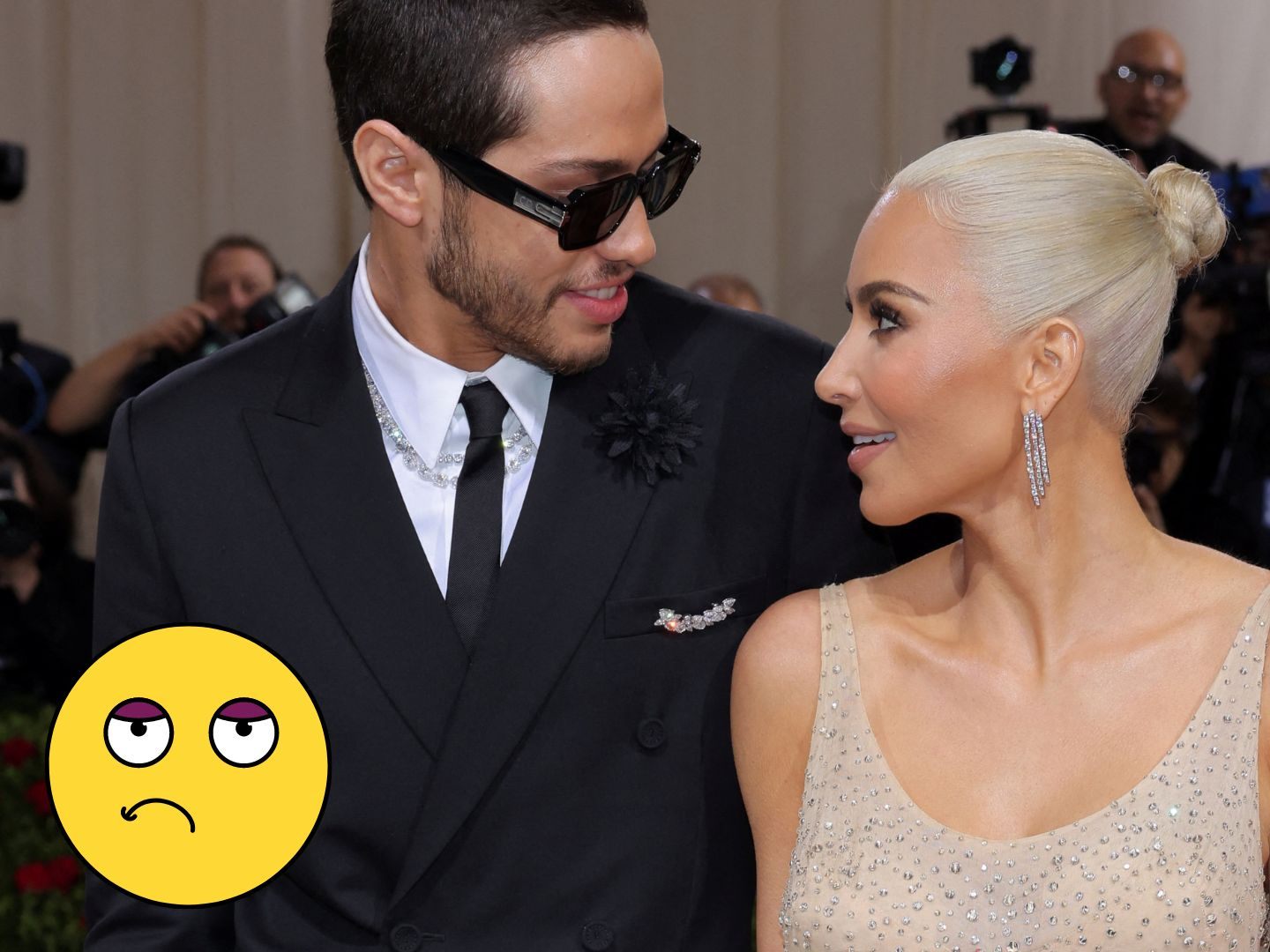 Pete Davidson und KIm Kardashian. Pete Davidson und KIm Kardashian.