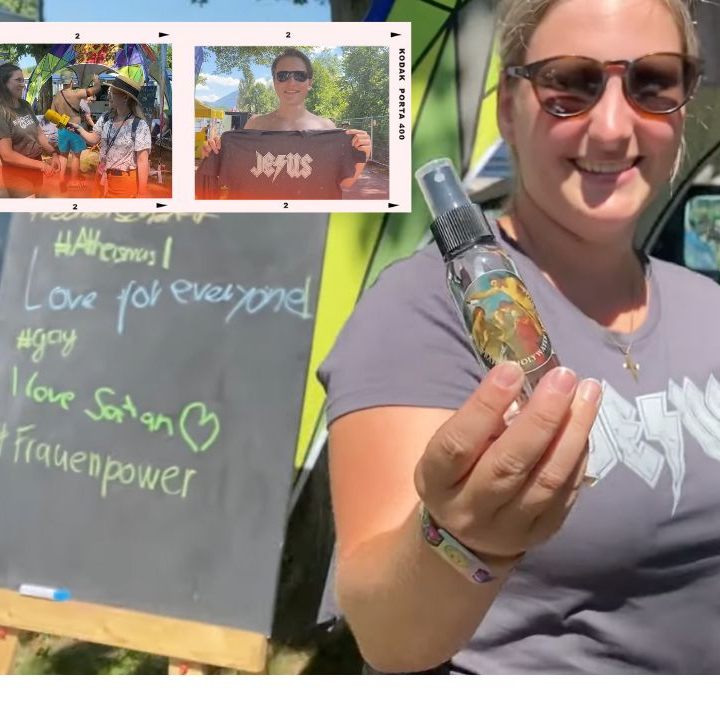 "Pop Up Church" beim Szene Openair in Lustenau.