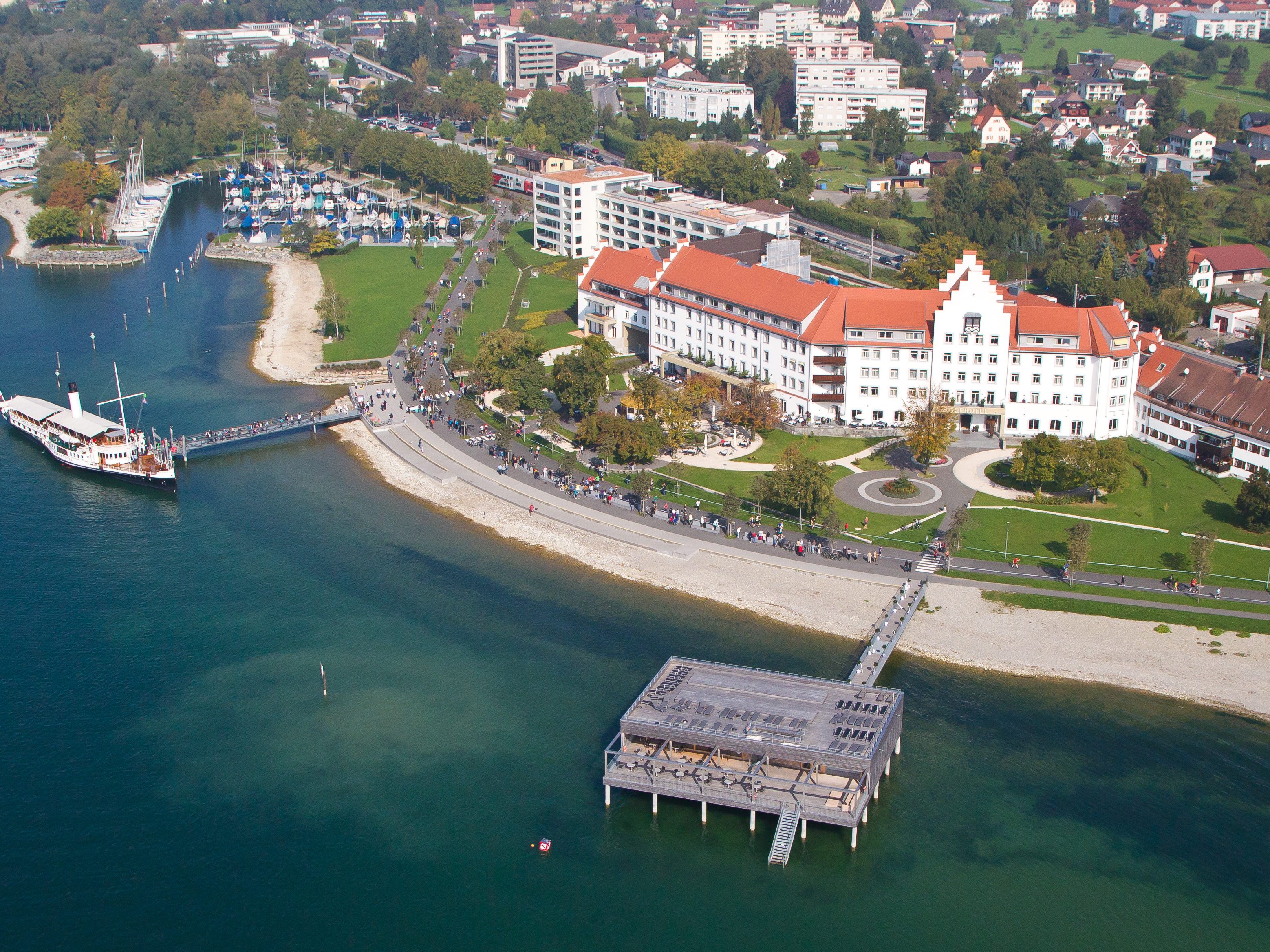 Das Seehotel Am Kaiserstrand.