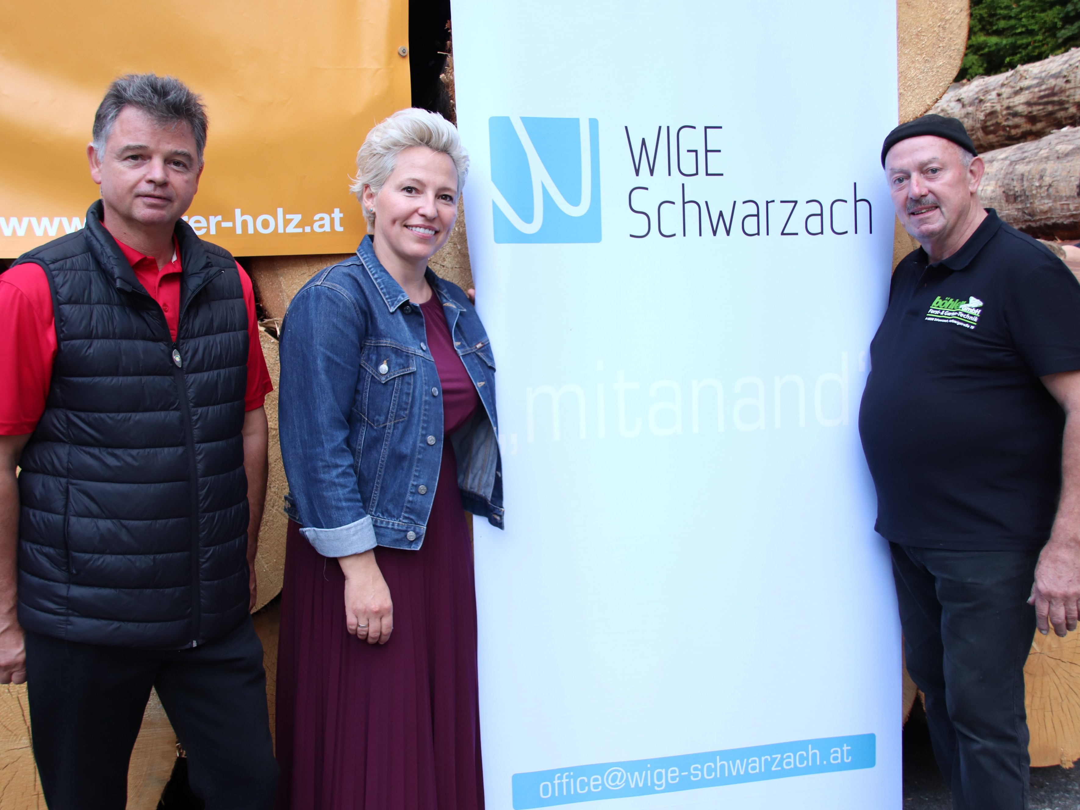 René Winkel, Anita Pluschnig und Josef Böhler.