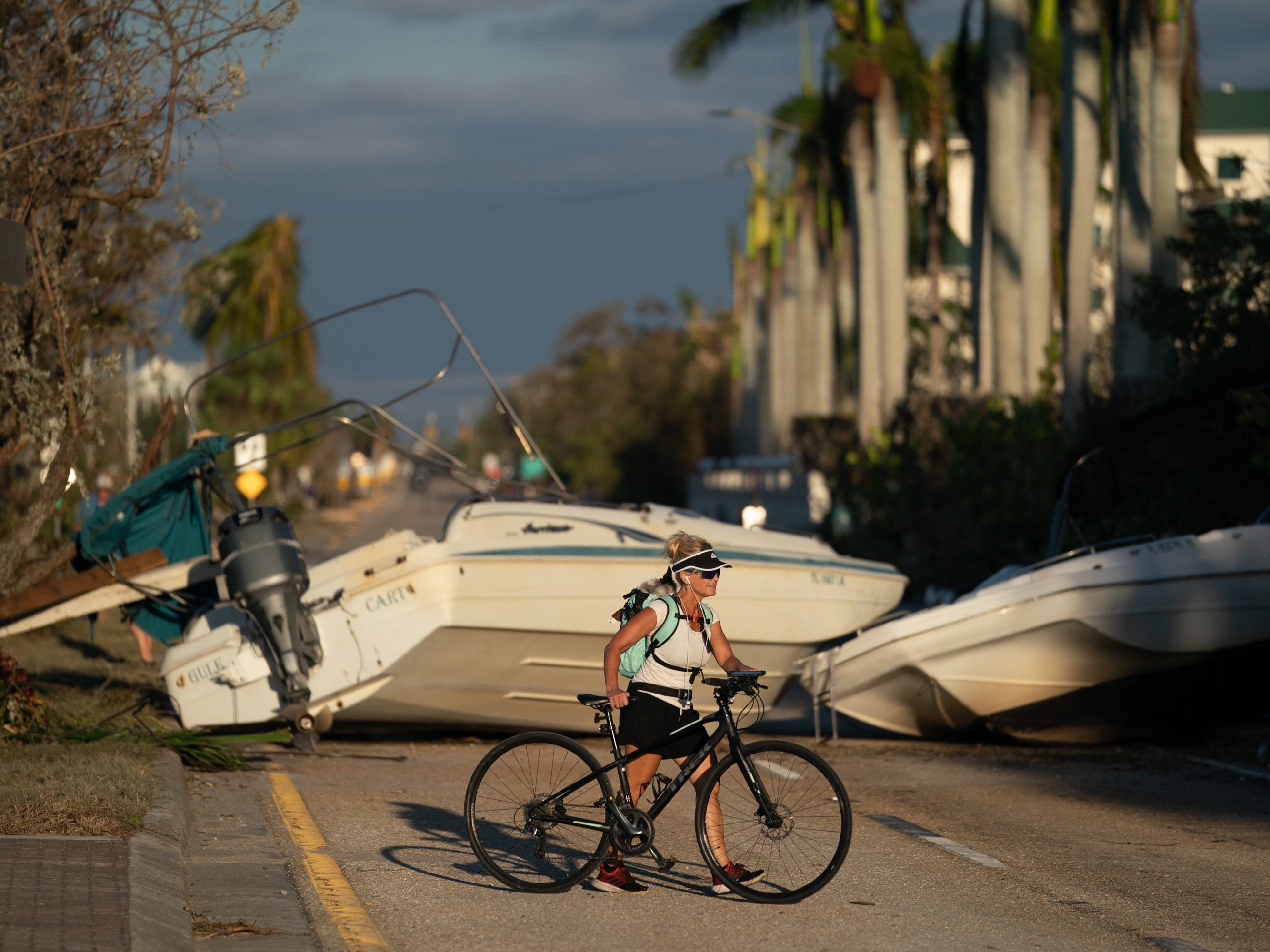 In Florida hat Hurrikan "Ian" eine Spur der Verwüstung hinterlassen.