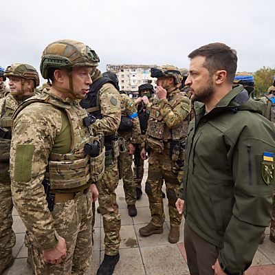 In der befreiten Stadt Isjum soll ein Massengrab gefunden worden sein