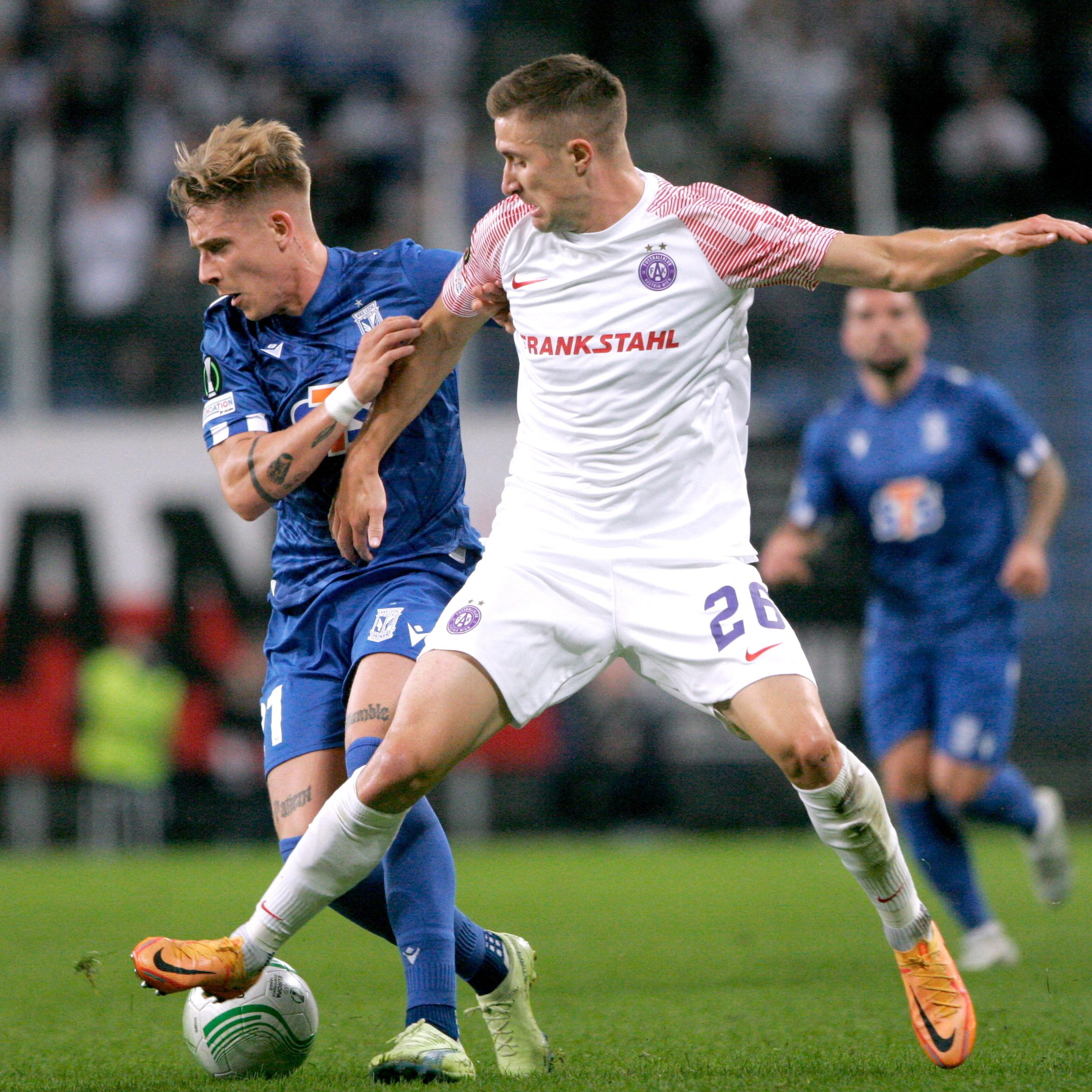 Herbe Niederlage für die Wiener Austria gegen Lech Posen.