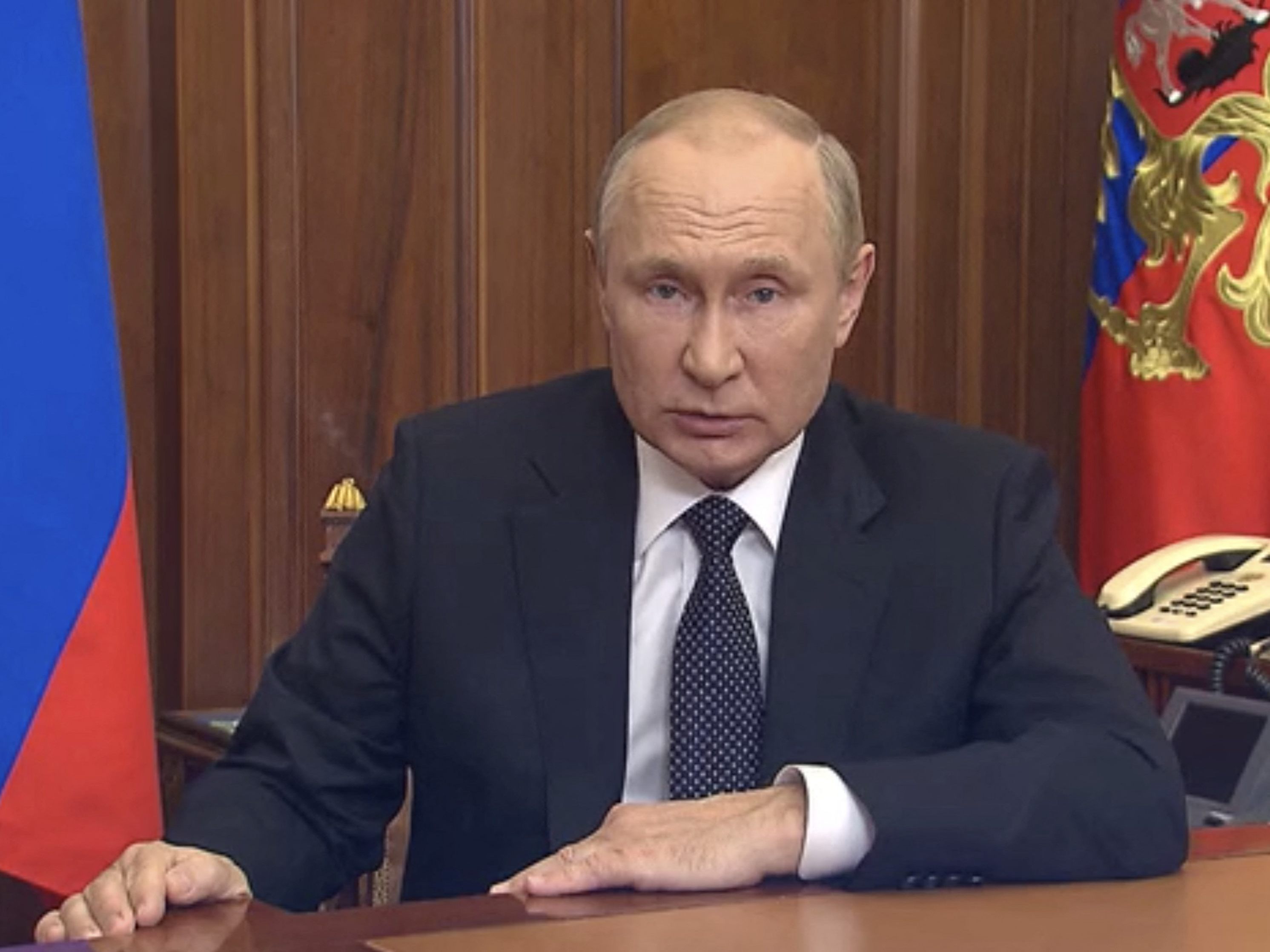 Die Teilmobilisierung beginne laut Putin noch am Mittwoch. Die Teilmobilisierung beginne laut Putin noch am Mittwoch.