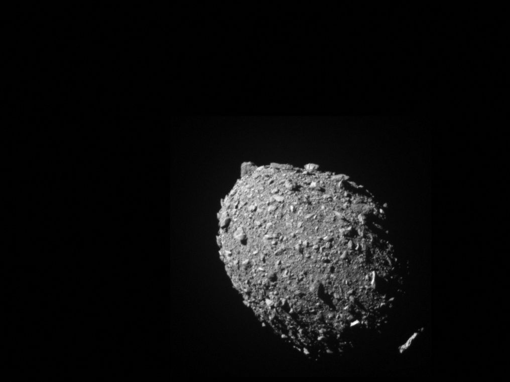Eine NASA-Sonde ist absichtlich in einen Asteroiden gekracht.