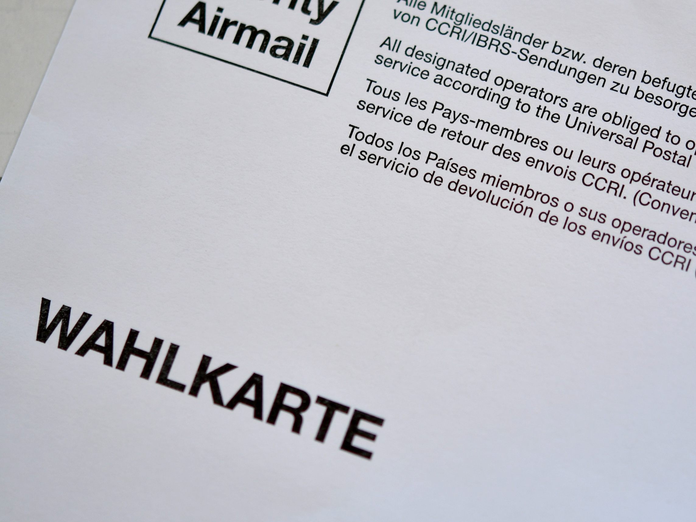 In Tirol ist ein schriftlicher Wahlkarten-Antrag nur mehr bis Dienstag möglich. In Tirol ist ein schriftlicher Wahlkarten-Antrag nur mehr bis Dienstag möglich.