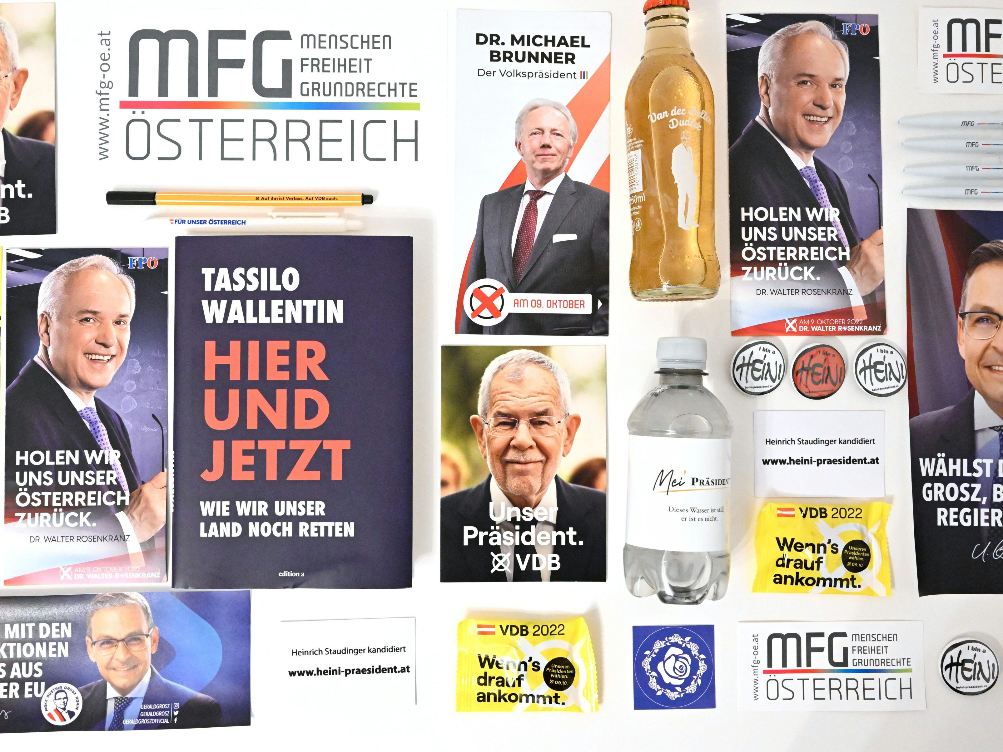 Einige Kandidaten für die Bundespräsidentschaftswahl setzen auf Wahlgeschenke. Einige Kandidaten für die Bundespräsidentschaftswahl setzen auf Wahlgeschenke.