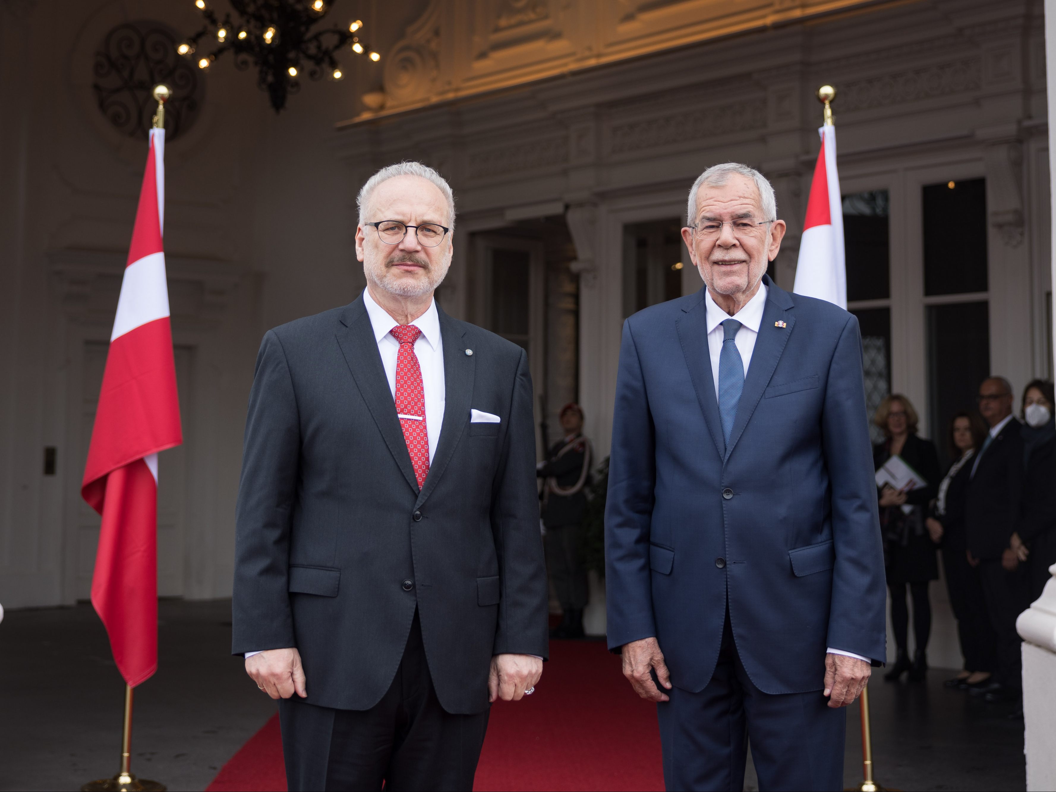 Alexander Van der Bellen hat den lettischen Präsidenten Egils Levits in Wien getroffen. Alexander Van der Bellen hat den lettischen Präsidenten Egils Levits in Wien getroffen.
