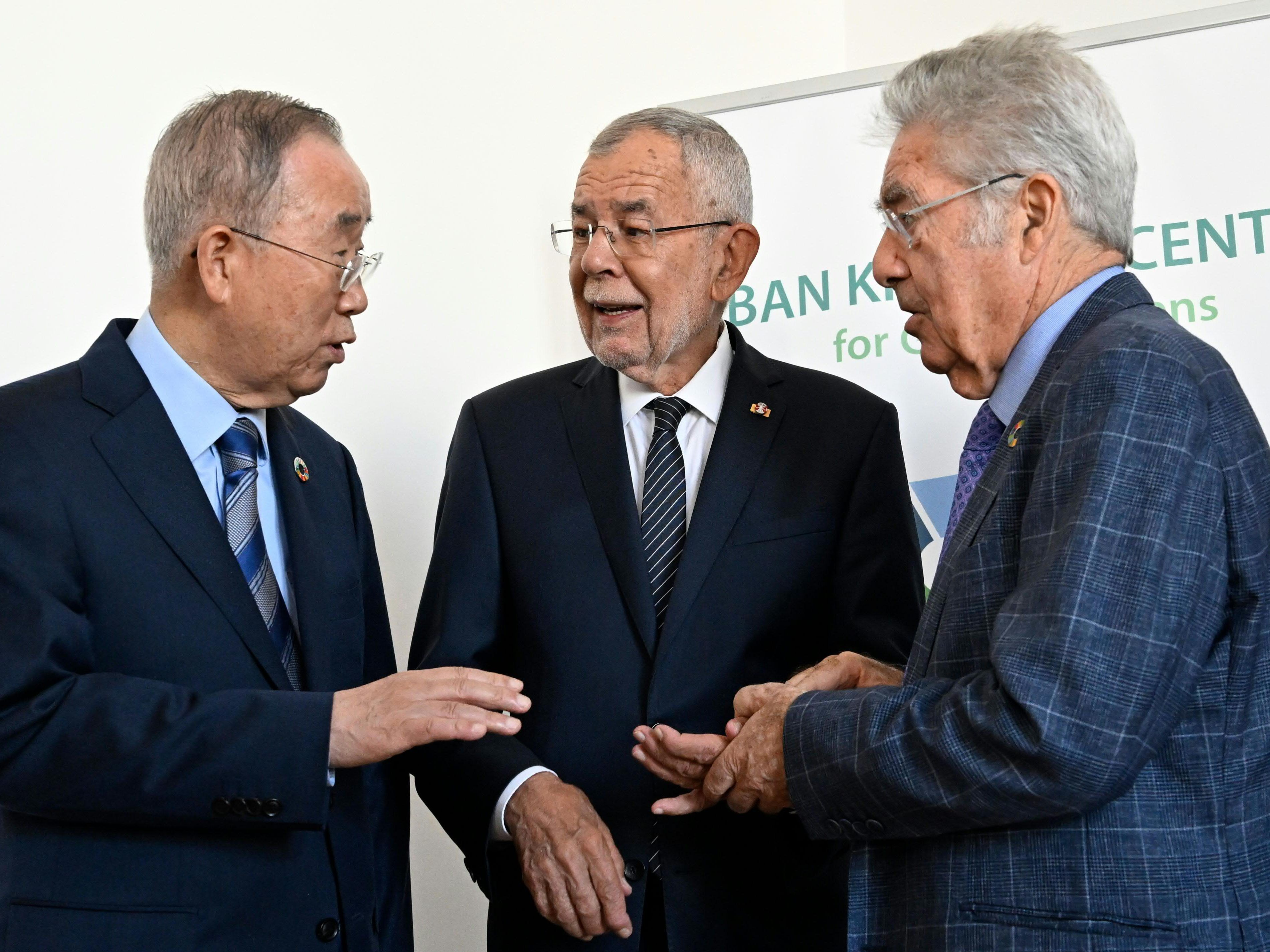 Bundespräsident Alexander Van der Bellen besuchte am Donnerstag das Ban Ki-Moon Center in Wien. Bundespräsident Alexander Van der Bellen besuchte am Donnerstag das Ban Ki-Moon Center in Wien.