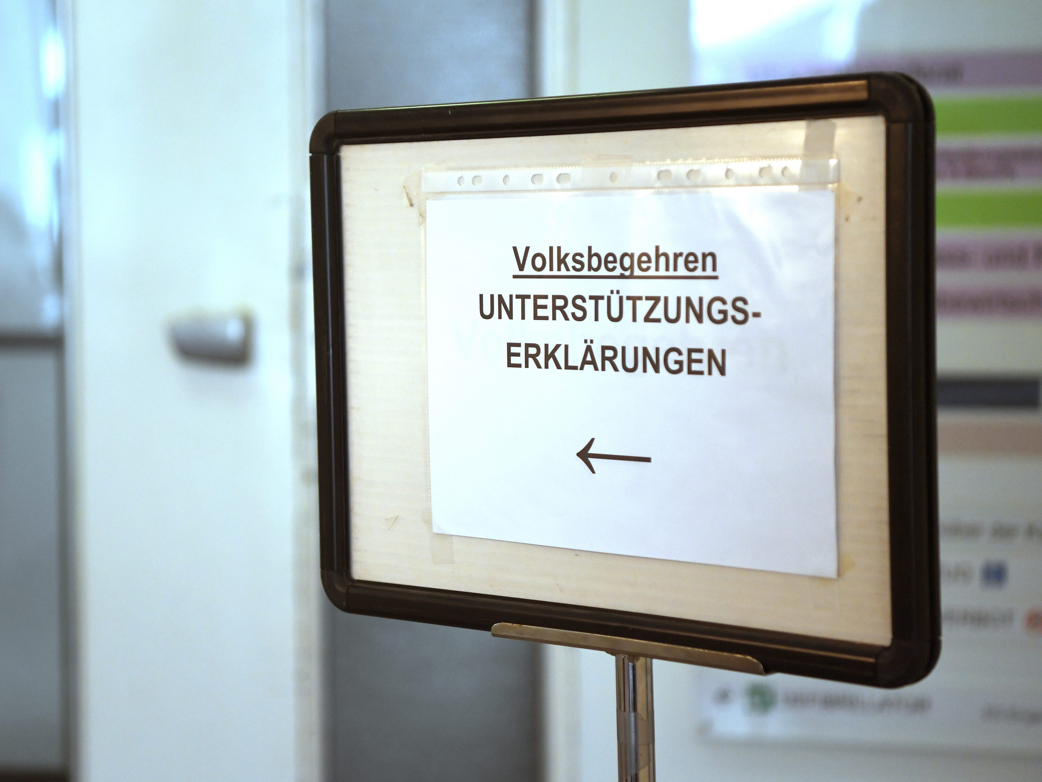 Am Montag beginnt die Eintragungswoche für gleich sieben Volksbegehren.