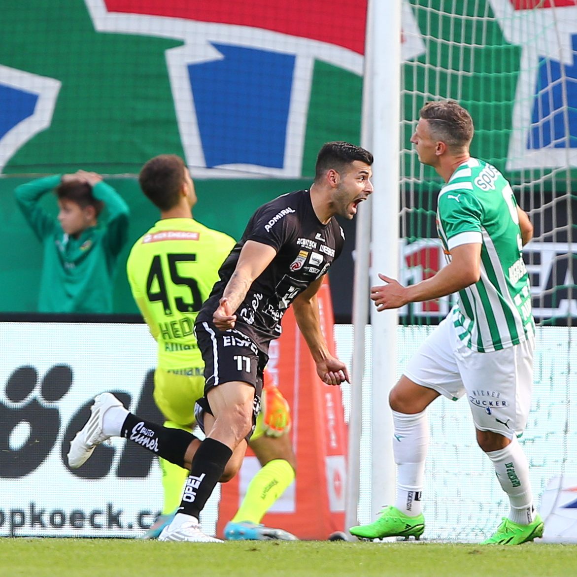 Der WAC holte gegen Rapid drei Punkte.