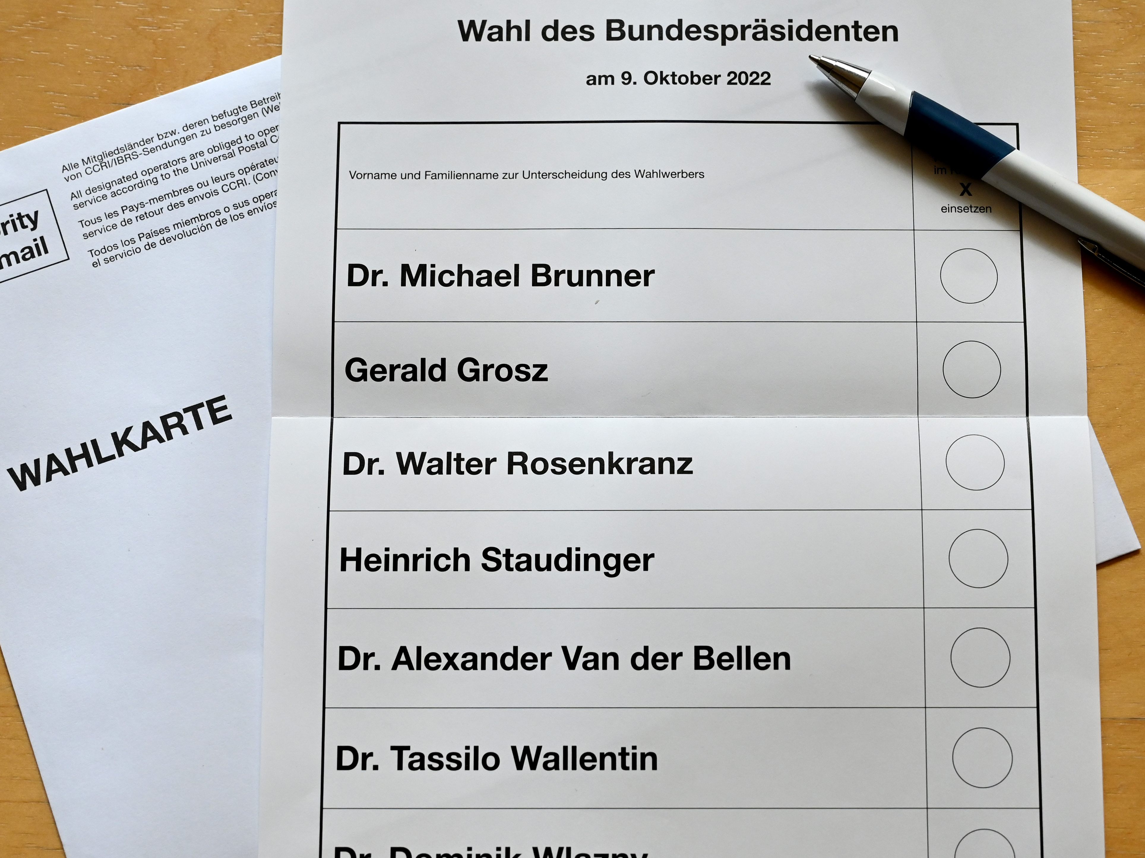 Die Post rechnet mit 500.000 Wahlkarten. Die Post rechnet mit 500.000 Wahlkarten.