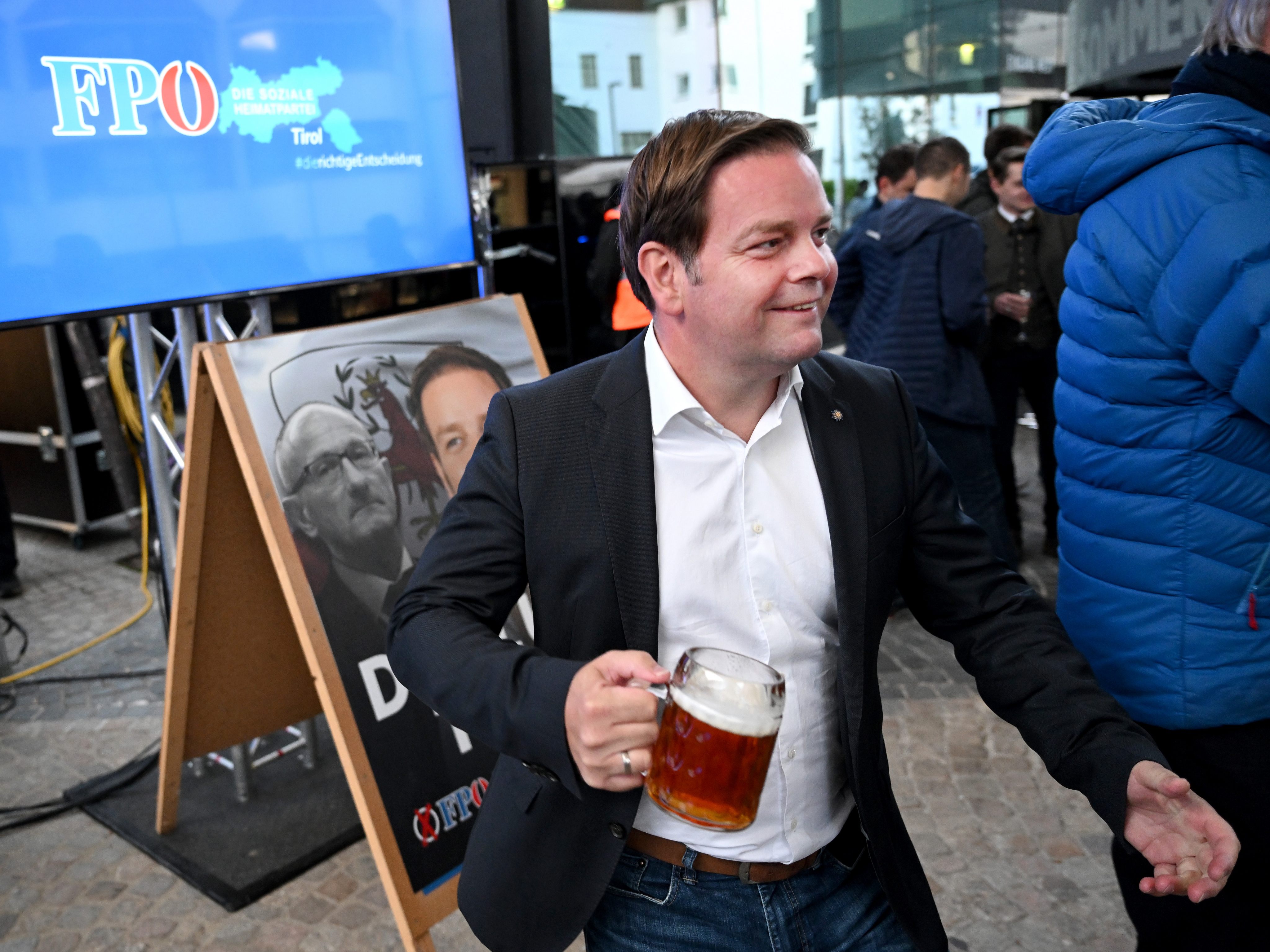 Das war der Wahlkampfabschluss der FPÖ in Tirol. Das war der Wahlkampfabschluss der FPÖ in Tirol.