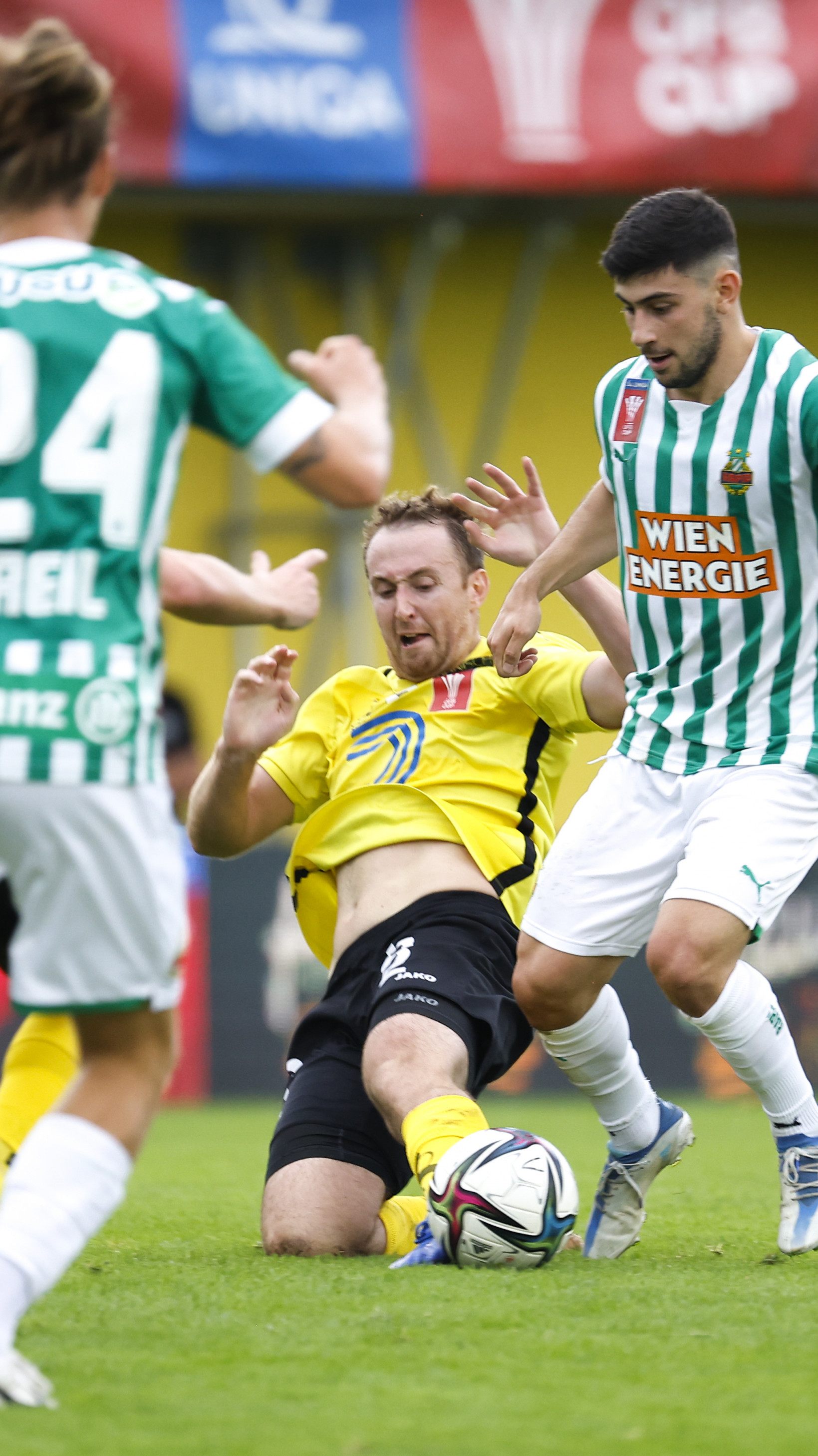 Rapid gewann im ÖFB-Cup 2:0 gegen den SV Allerheiligen.