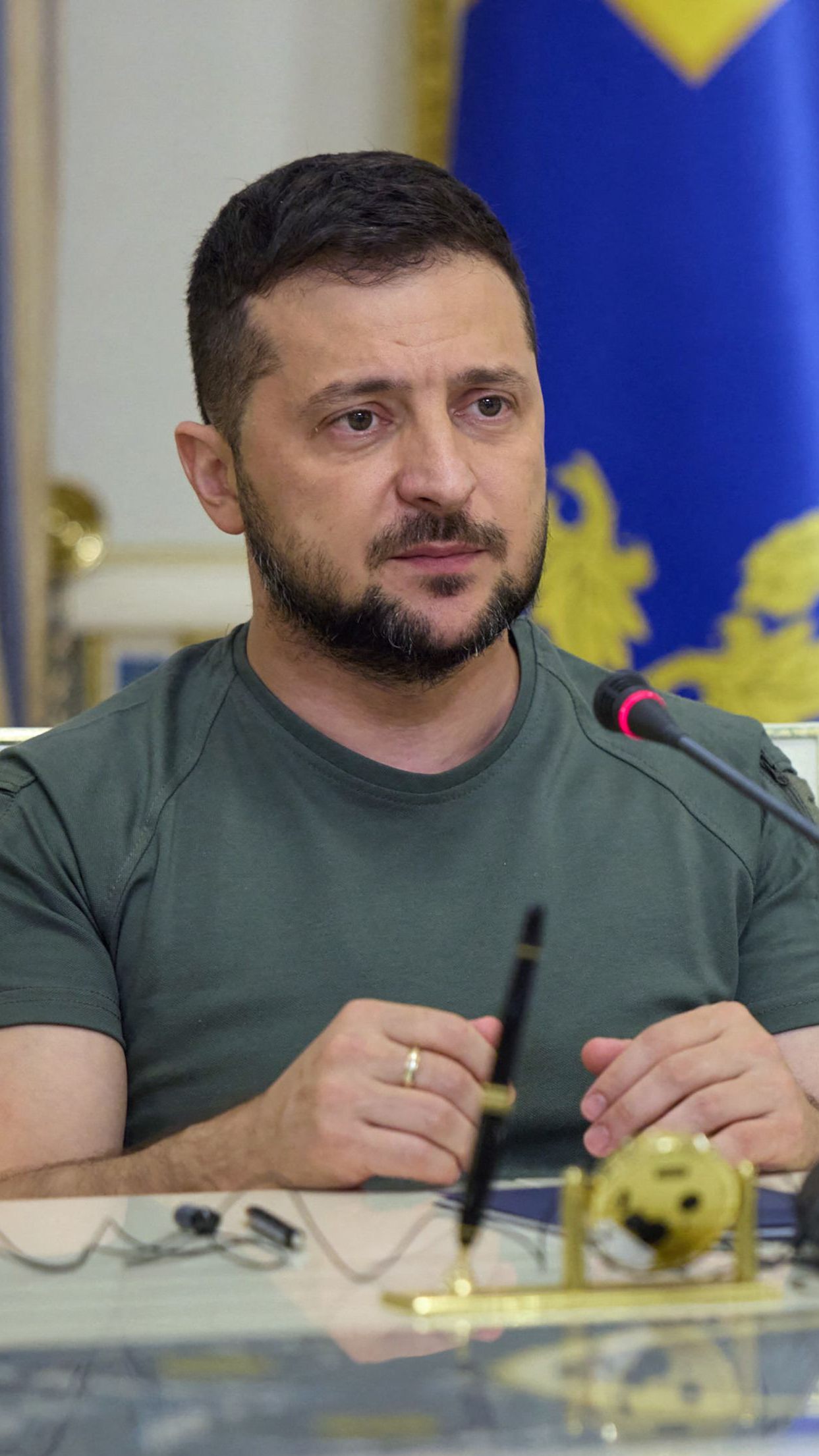 Selenskyj zeigt sich zuversichtlich.