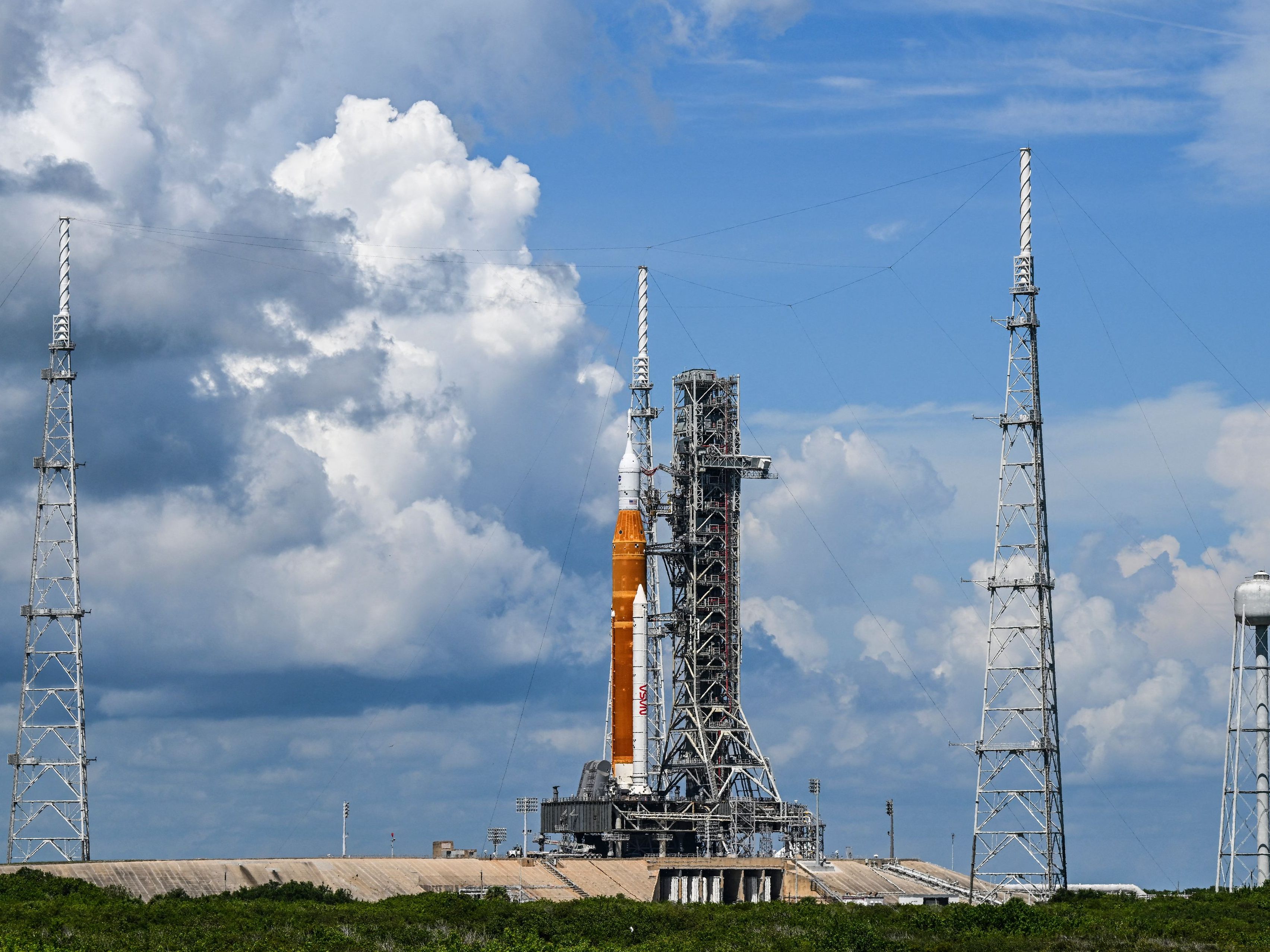 Der neue Starttermin für die NASA-Mondmission Artemis 1 könnte am Samstag sein. Der neue Starttermin für die NASA-Mondmission Artemis 1 könnte am Samstag sein.