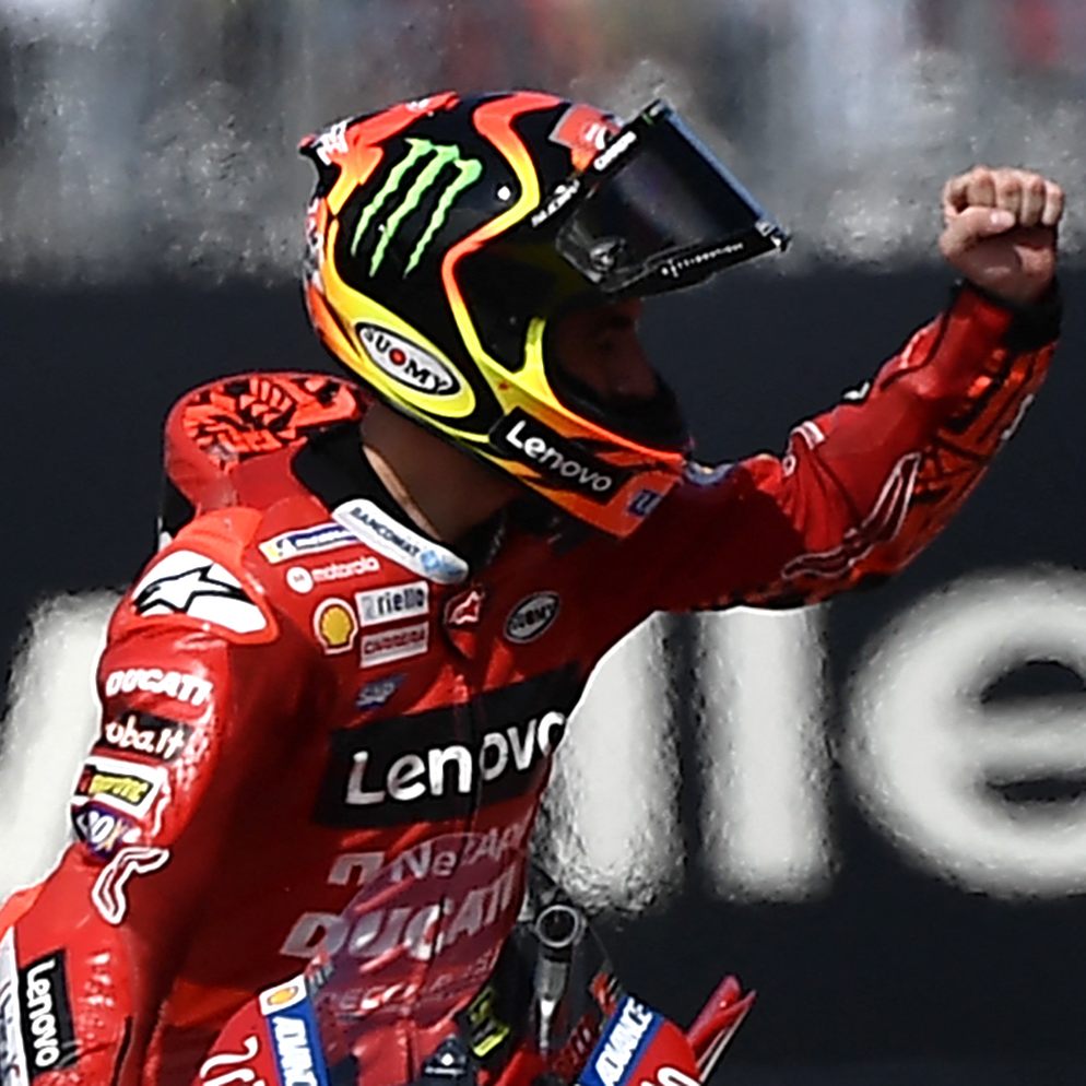 Bagnaia gewann beim MotoGP in San Marino.