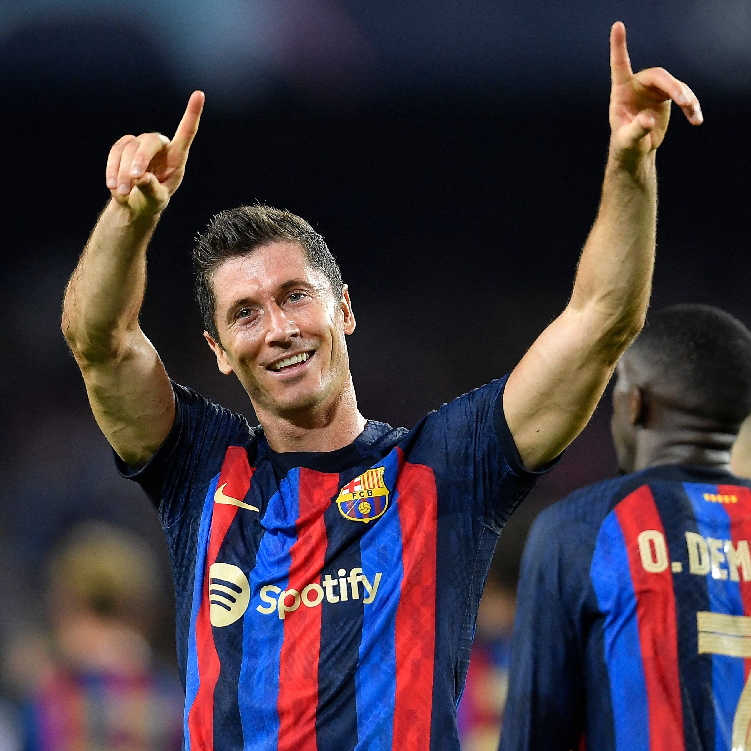 Rober Lewandowski schoss Barcelona per Hattrick zum Sieg.