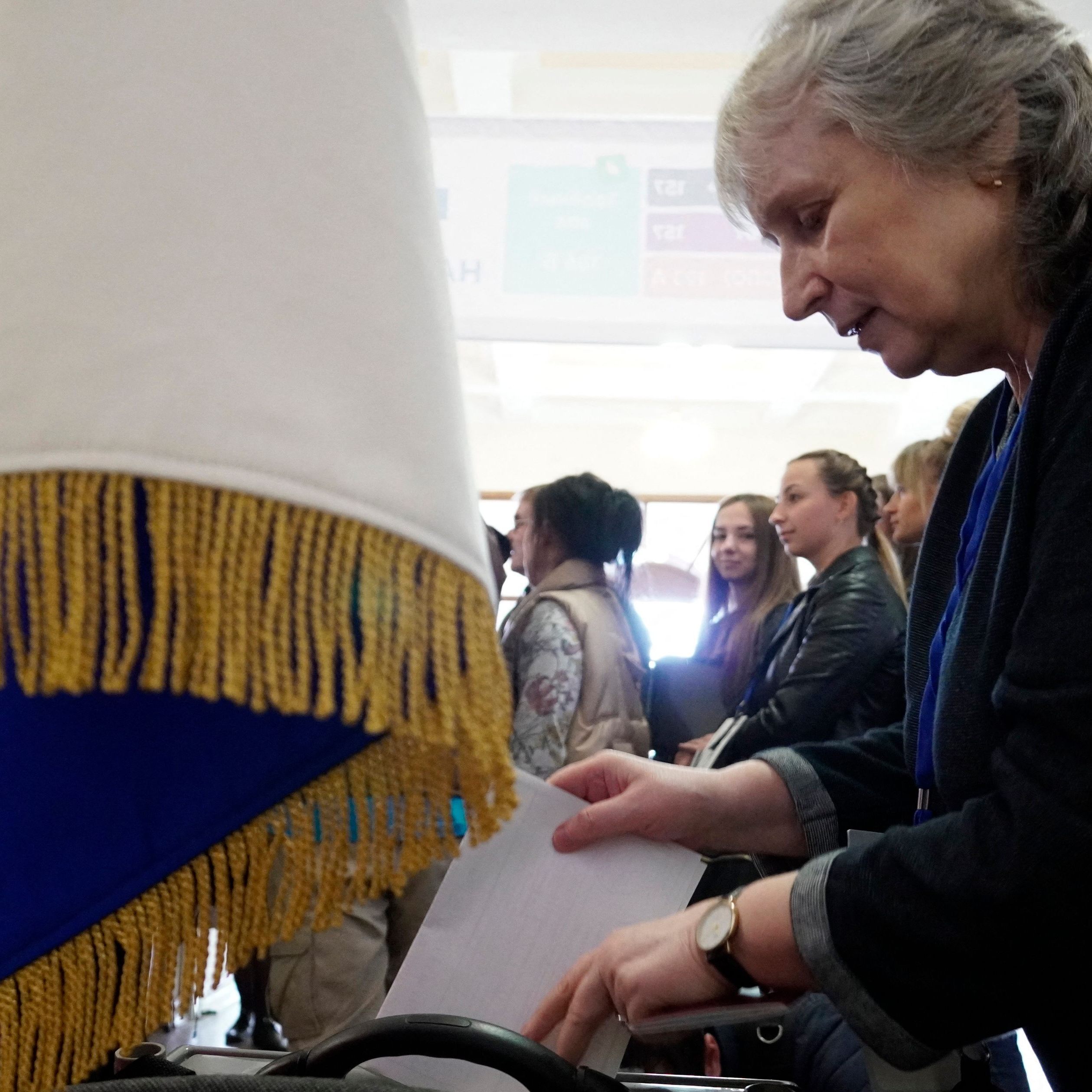 In Russland werden noch bis Dinestag Referenden durchgeführt.