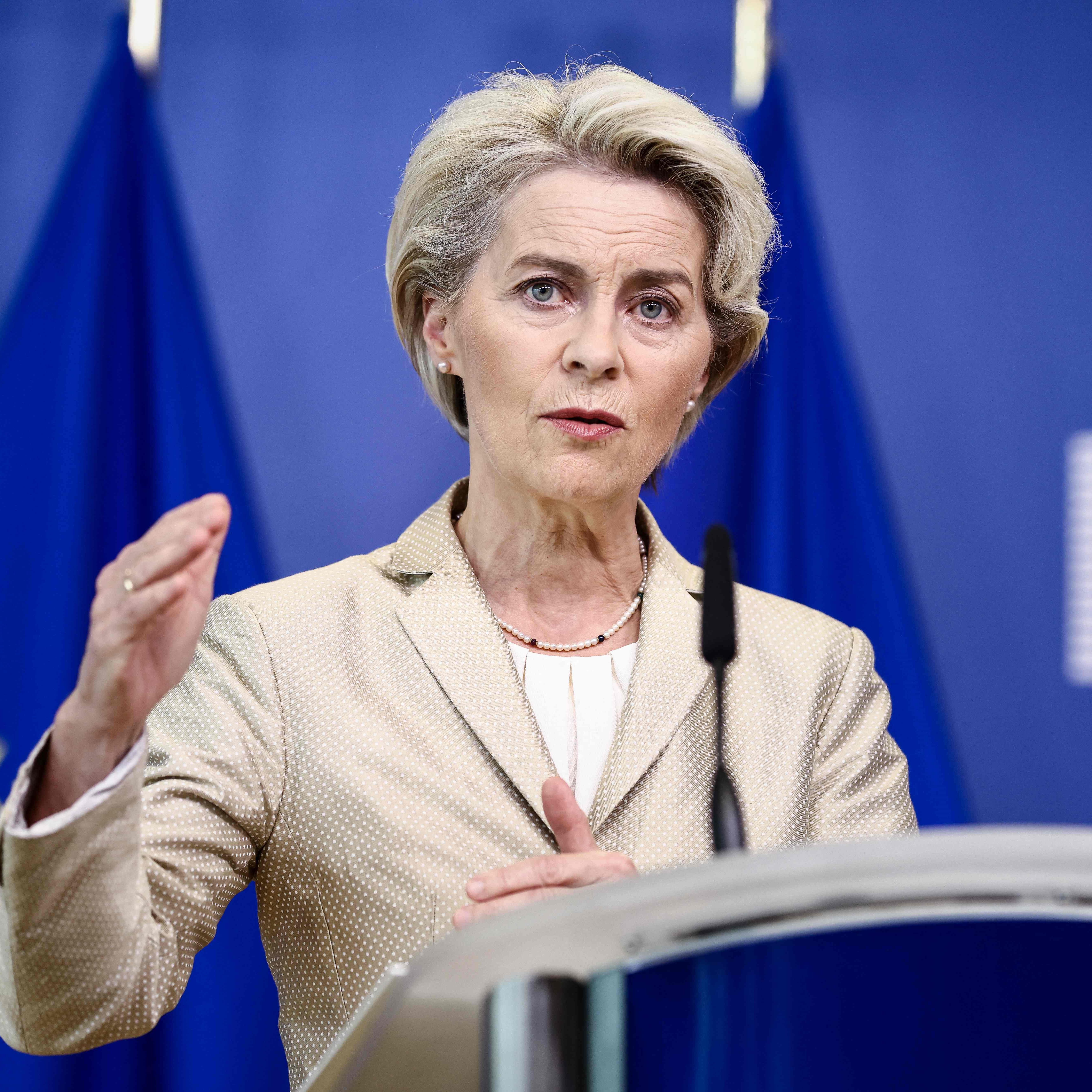 EU-Kommissionspräsidentin Ursula von der Leyen schlug am Mittwoch ein neues EU-Sanktionspaket gegen Russland vor.