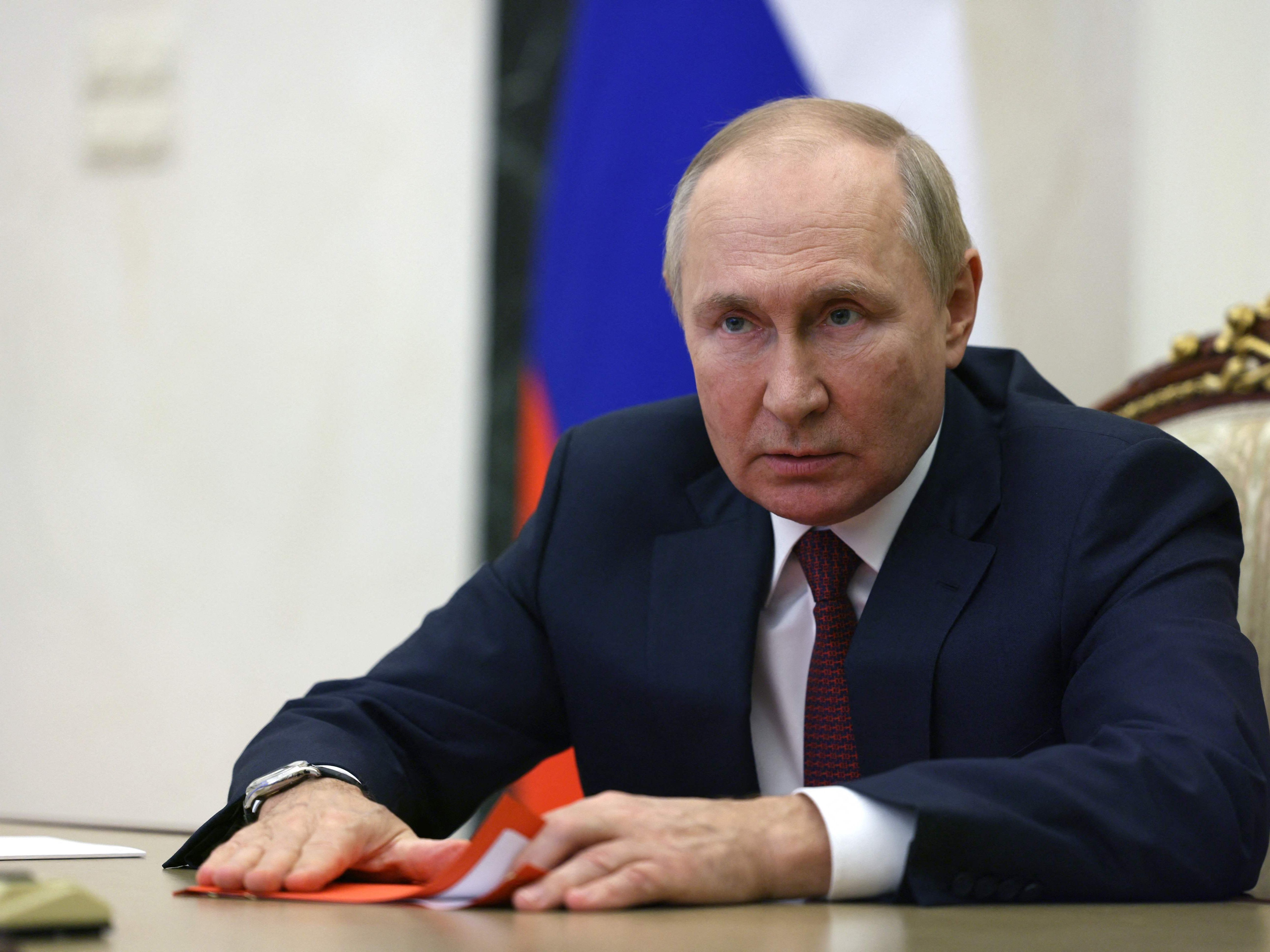 Das Abkommen über die Annexionen soll am Freitag von Putin unterzeichnet werden. Das Abkommen über die Annexionen soll am Freitag von Putin unterzeichnet werden.