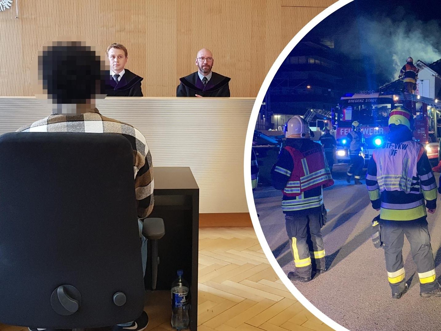Der psychisch kranke Mann ist für da Feuer am Bregenzer Hafengebude verantwortlich. Der psychisch kranke Mann ist für da Feuer am Bregenzer Hafengebude verantwortlich.
