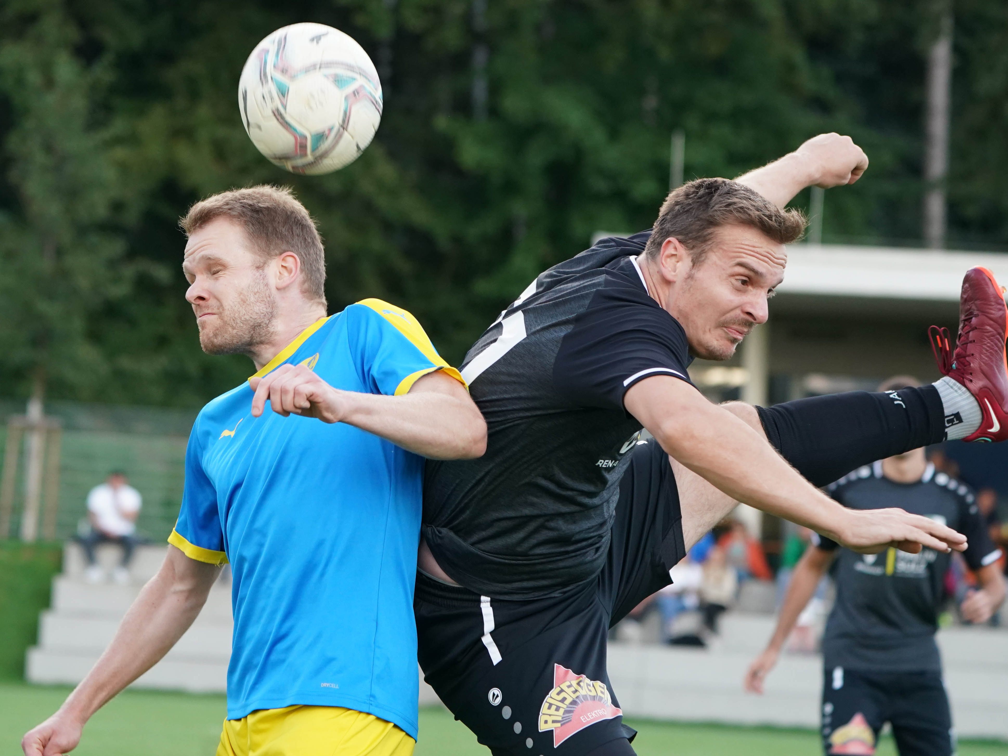 David Dobler mit vollem Einsatz