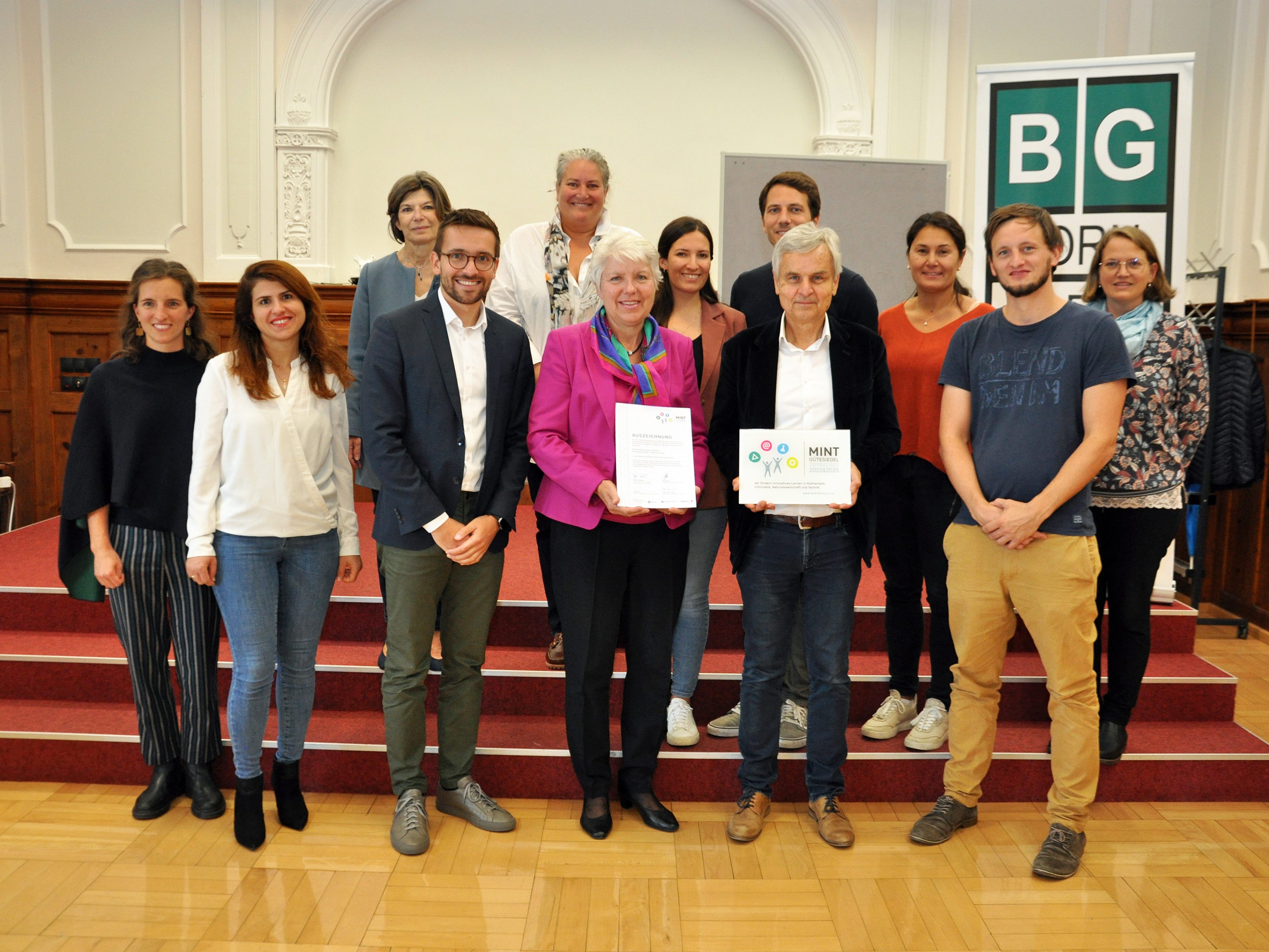 Am Bundesgymnasium Dornbirn war die Freude über die erneute Auszeichnung groß. Am Bundesgymnasium Dornbirn war die Freude über die erneute Auszeichnung groß.