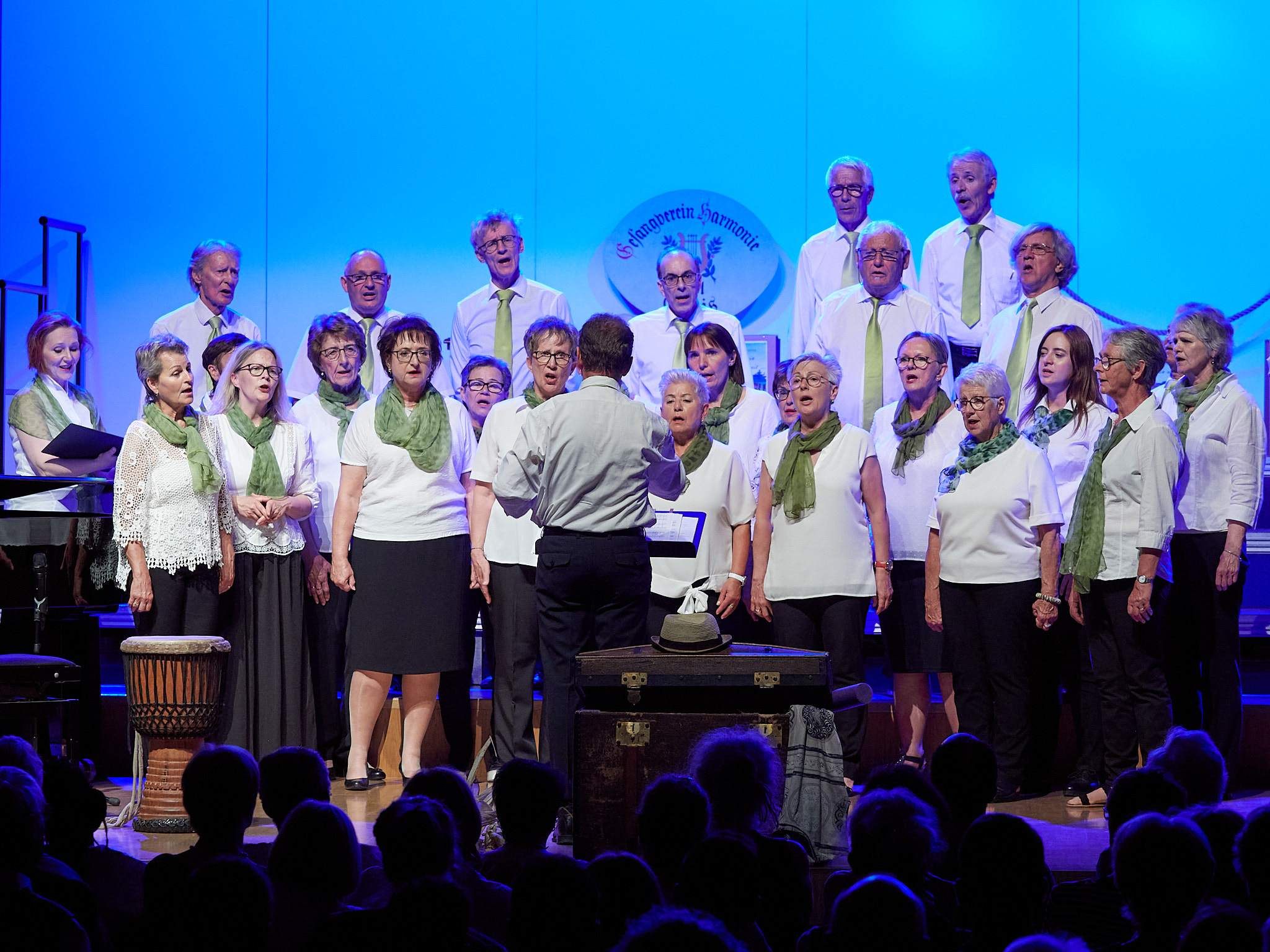 Der Chor beim Konzert 2022 Sing ein bisschen mit Der Chor beim Konzert 2022 Sing ein bisschen mit