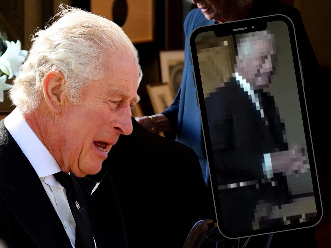 King Charles III. am fluchen