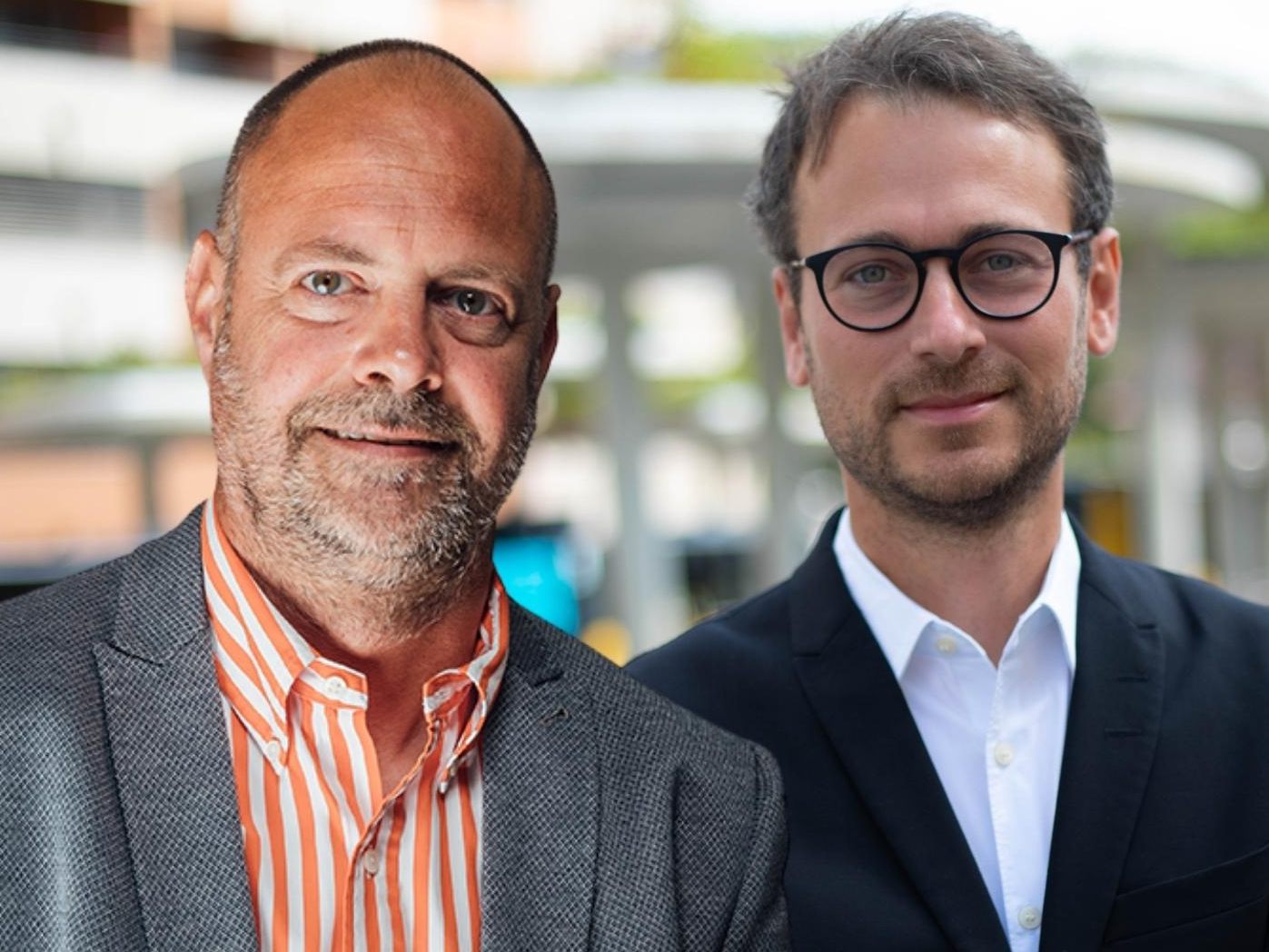 Obmann der Sparte Transport und Verkehr in der WKV, Michael Zimmermann und Landesrat Zadra Obmann der Sparte Transport und Verkehr in der WKV, Michael Zimmermann und Landesrat Zadra
