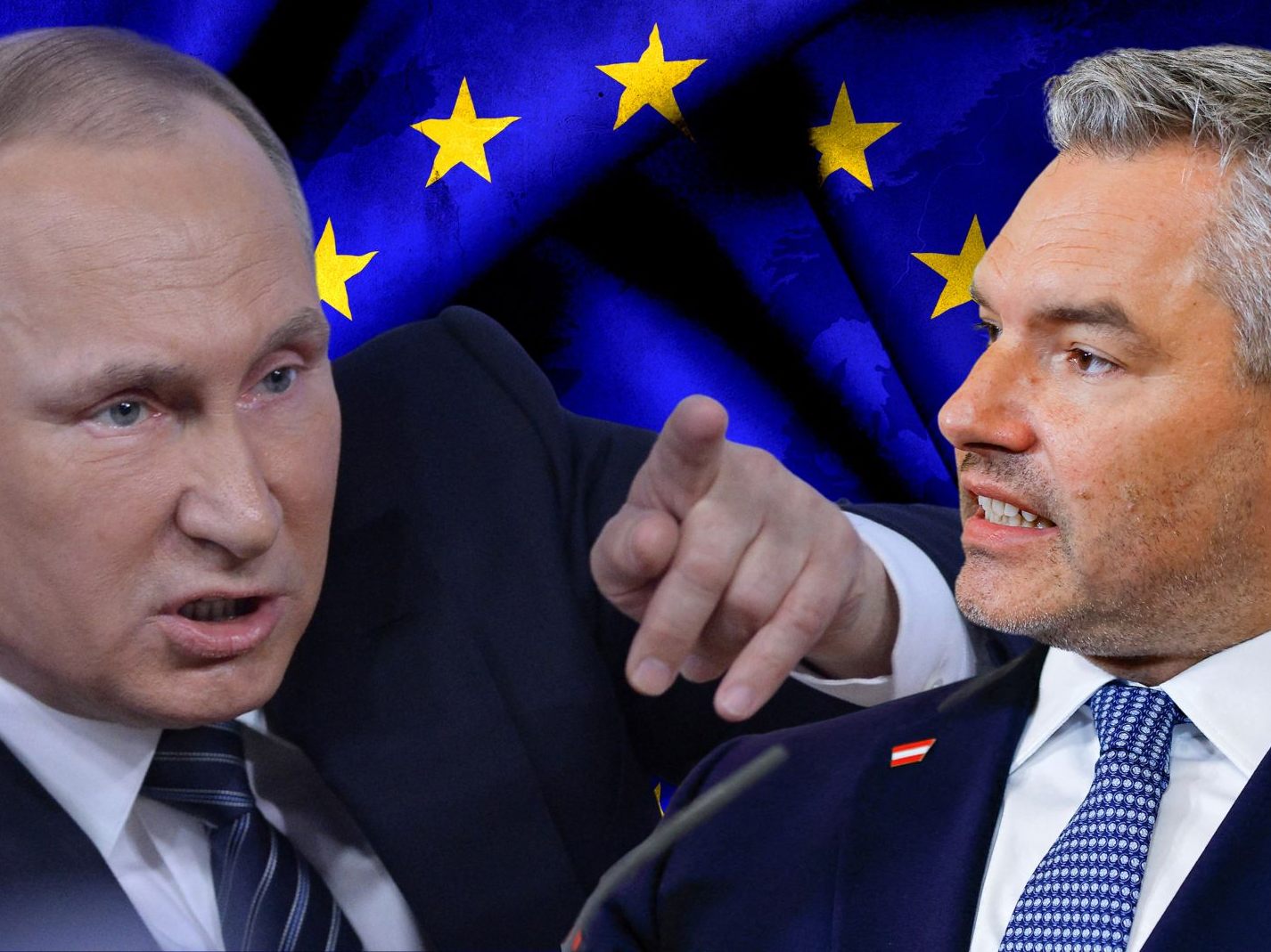 Bundeskanzler Karl Nehammer (ÖVP) hatte am Mittwoch bei einer Pressekonferenz im Bezug auf Putins Kriegsmobilisierung sogar die Gefahr eines "Weltkriegs" ausgesprochen. Bundeskanzler Karl Nehammer (ÖVP) hatte am Mittwoch bei einer Pressekonferenz im Bezug auf Putins Kriegsmobilisierung sogar die Gefahr eines "Weltkriegs" ausgesprochen.