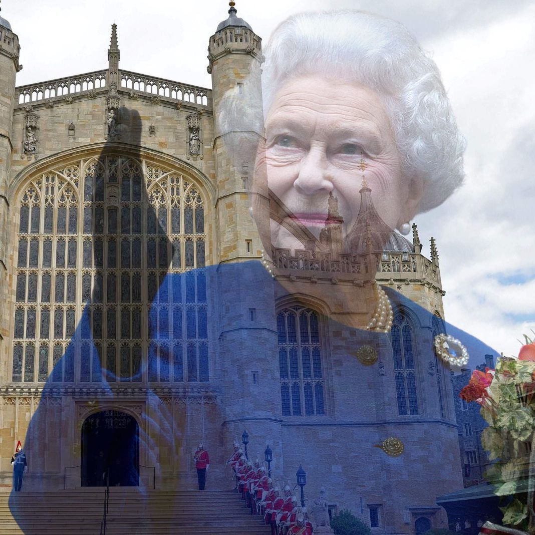 Die letzte Ruhestätte der Queen: Die St. George's Chapel auf dem Gelände von Schloss Windsor.