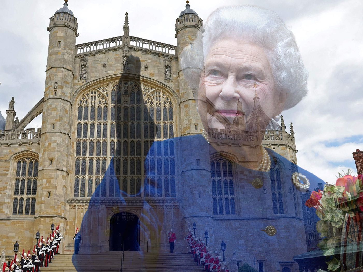 Die letzte Ruhestätte der Queen: Die St. George's Chapel auf dem Gelände von Schloss Windsor.