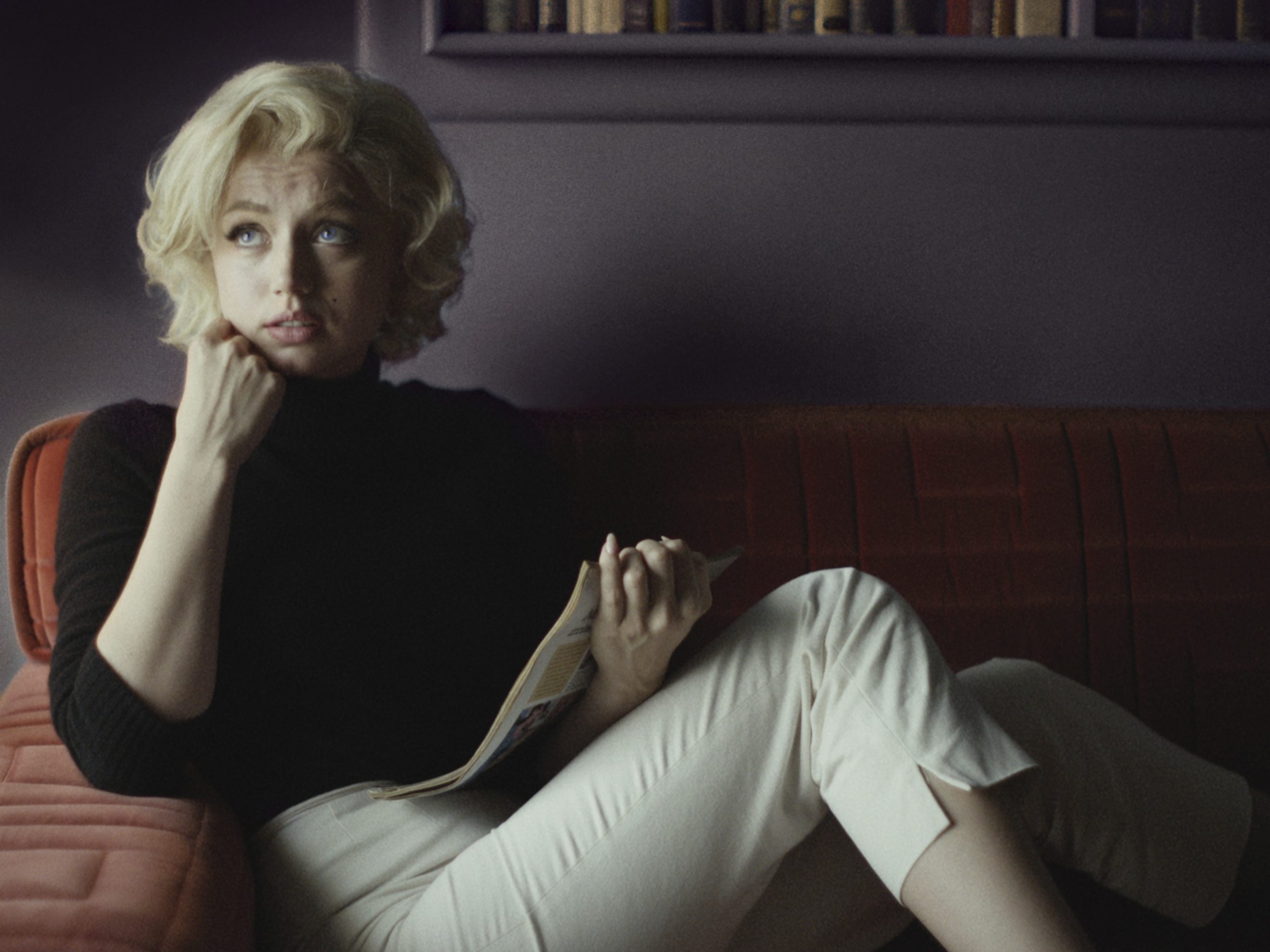 Ana de Armas als Marilyn Monroe im Drama "Blond". Ana de Armas als Marilyn Monroe im Drama "Blond".