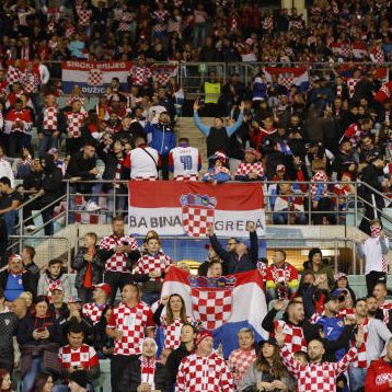 Die Mehrheit der kroatischen Fans verhielt sich vorbildlich, aber ein paar fielen negativ auf.