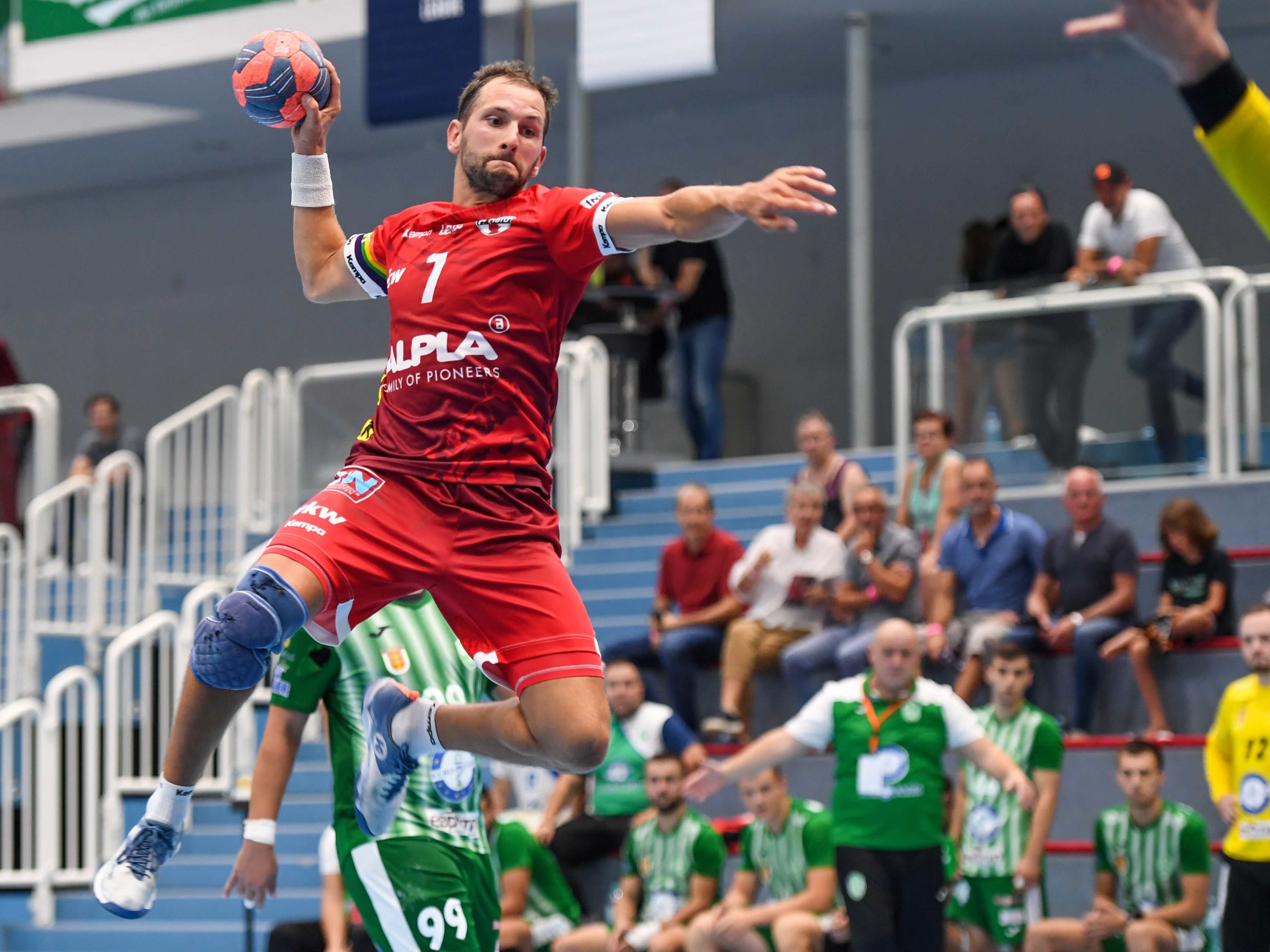 Luca Raschle und Co. feierten einen Sieg zum Auftakt in die neue HLA-Saison. Luca Raschle und Co. feierten einen Sieg zum Auftakt in die neue HLA-Saison.